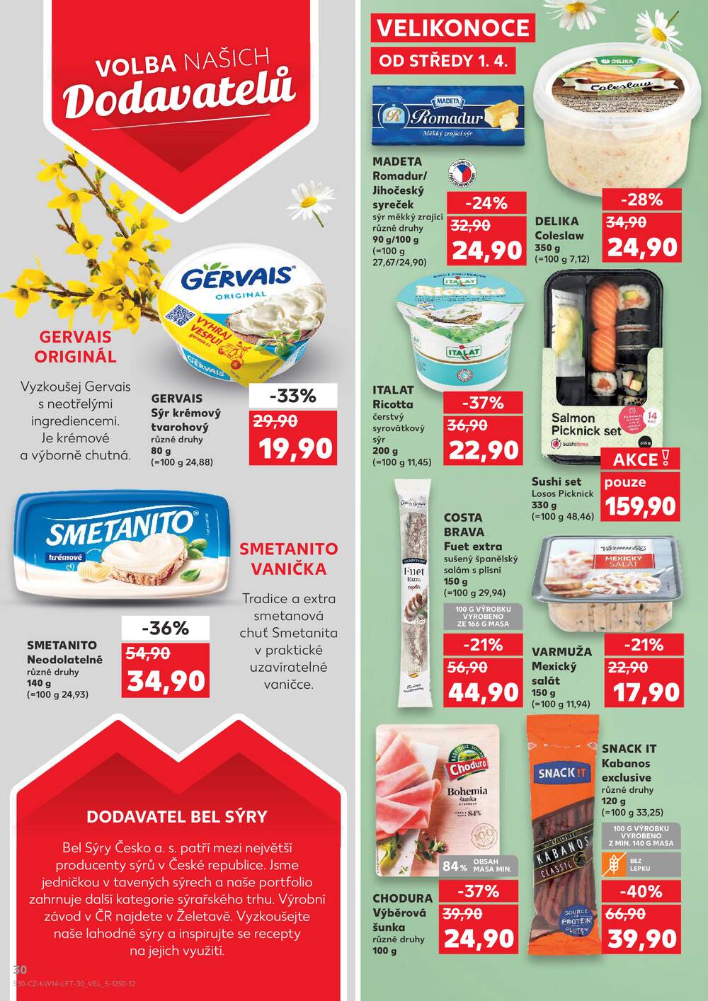 Leták Kaufland - Kaufland 1.4. - 7.4. - Kaufland - Slaný - strana 30