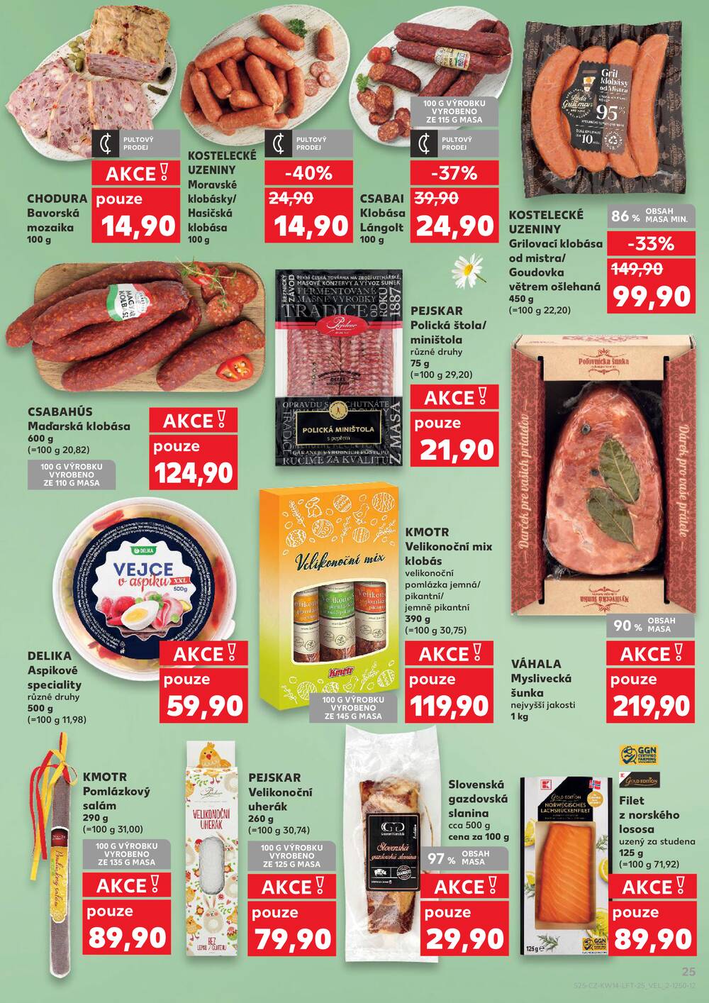 Leták Kaufland - Kaufland 1.4. - 7.4. - Kaufland - Praha 6 (Vypich) - strana 25