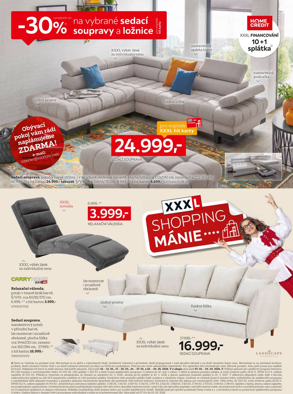 Leták XXXLutz - XXXLutz sedací soupravy a ložnice od 7.4. do 3.5.2026 - strana 2