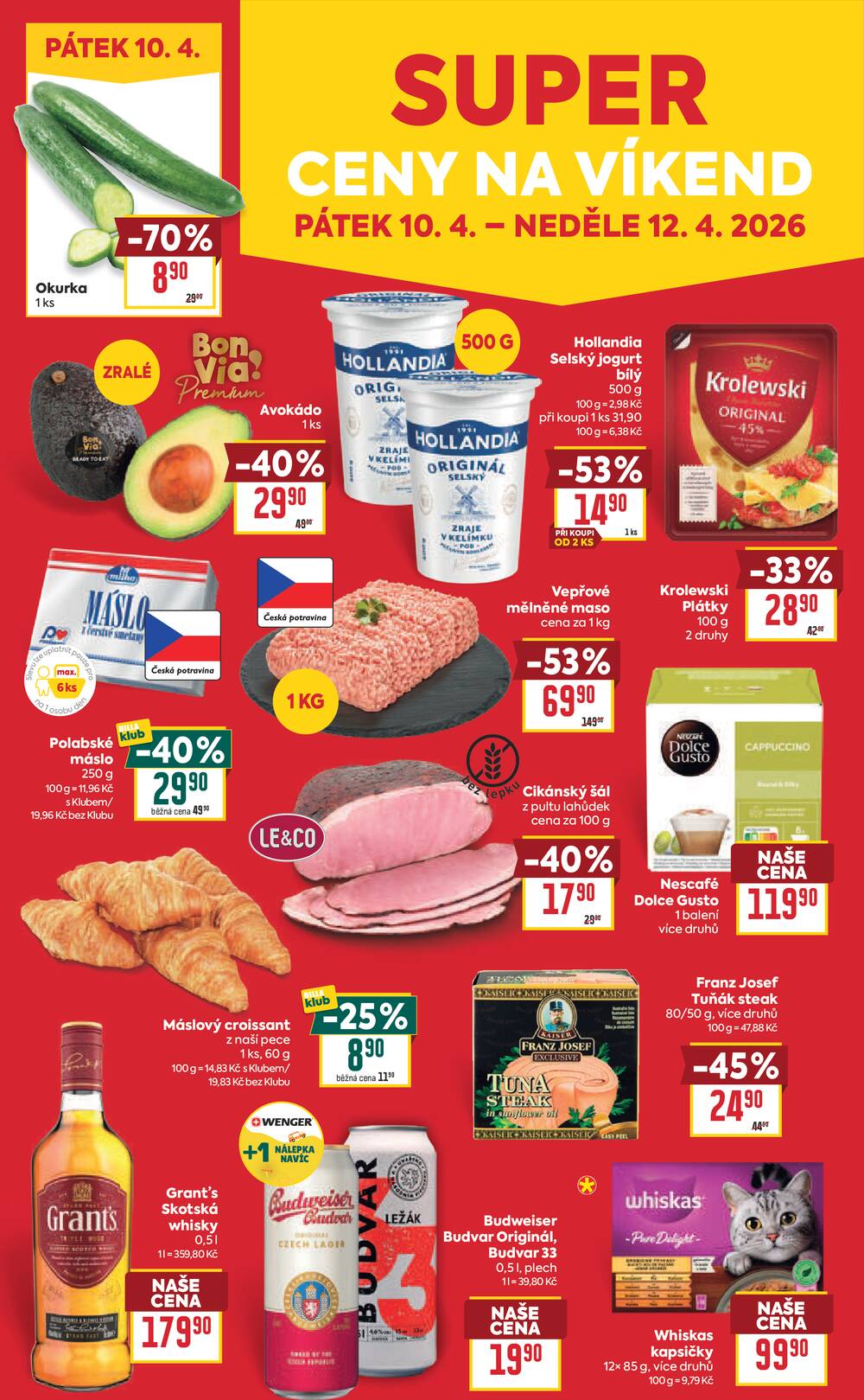 BILLA od 7.4. do 14.4.2026