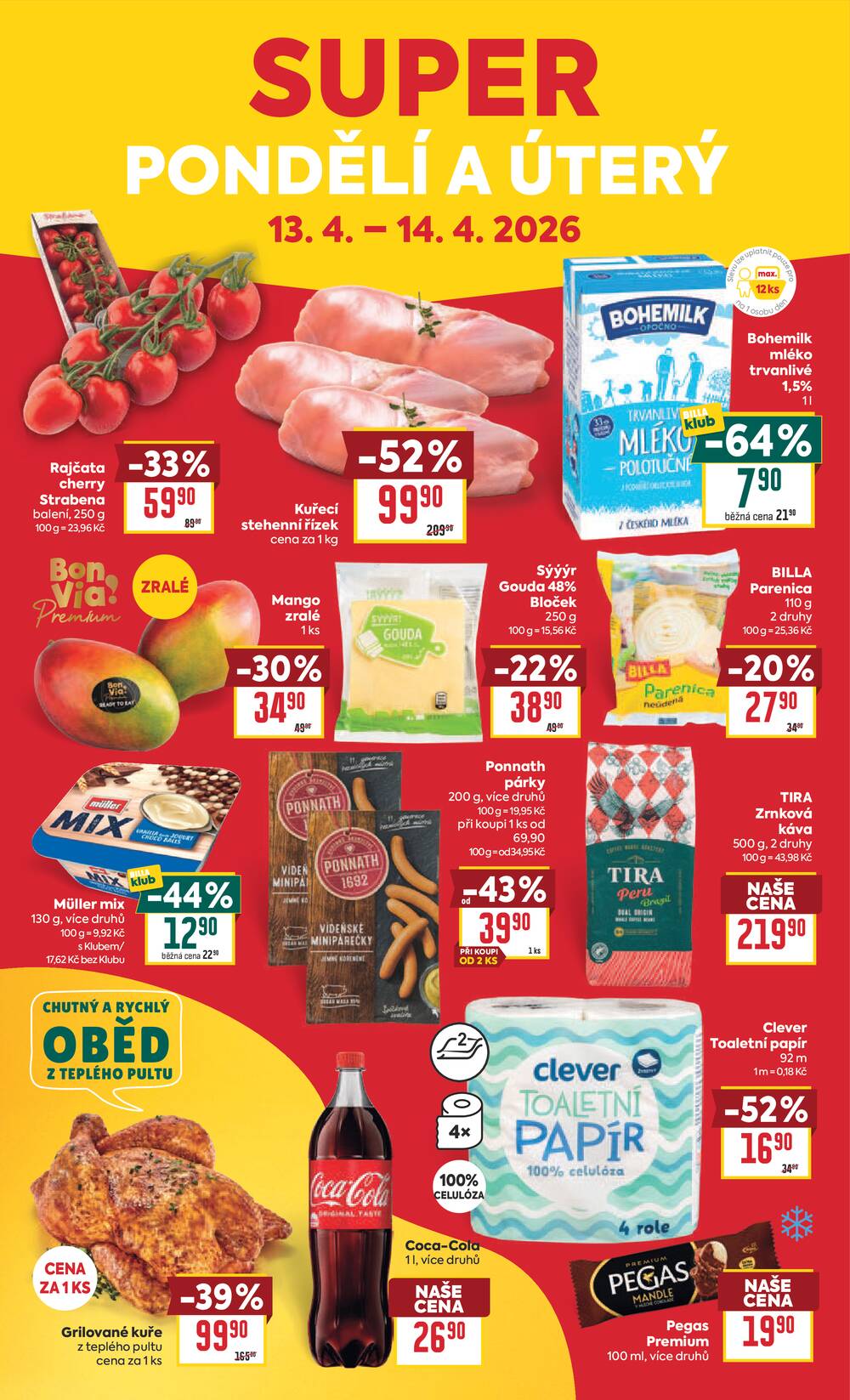 BILLA od 7.4. do 14.4.2026