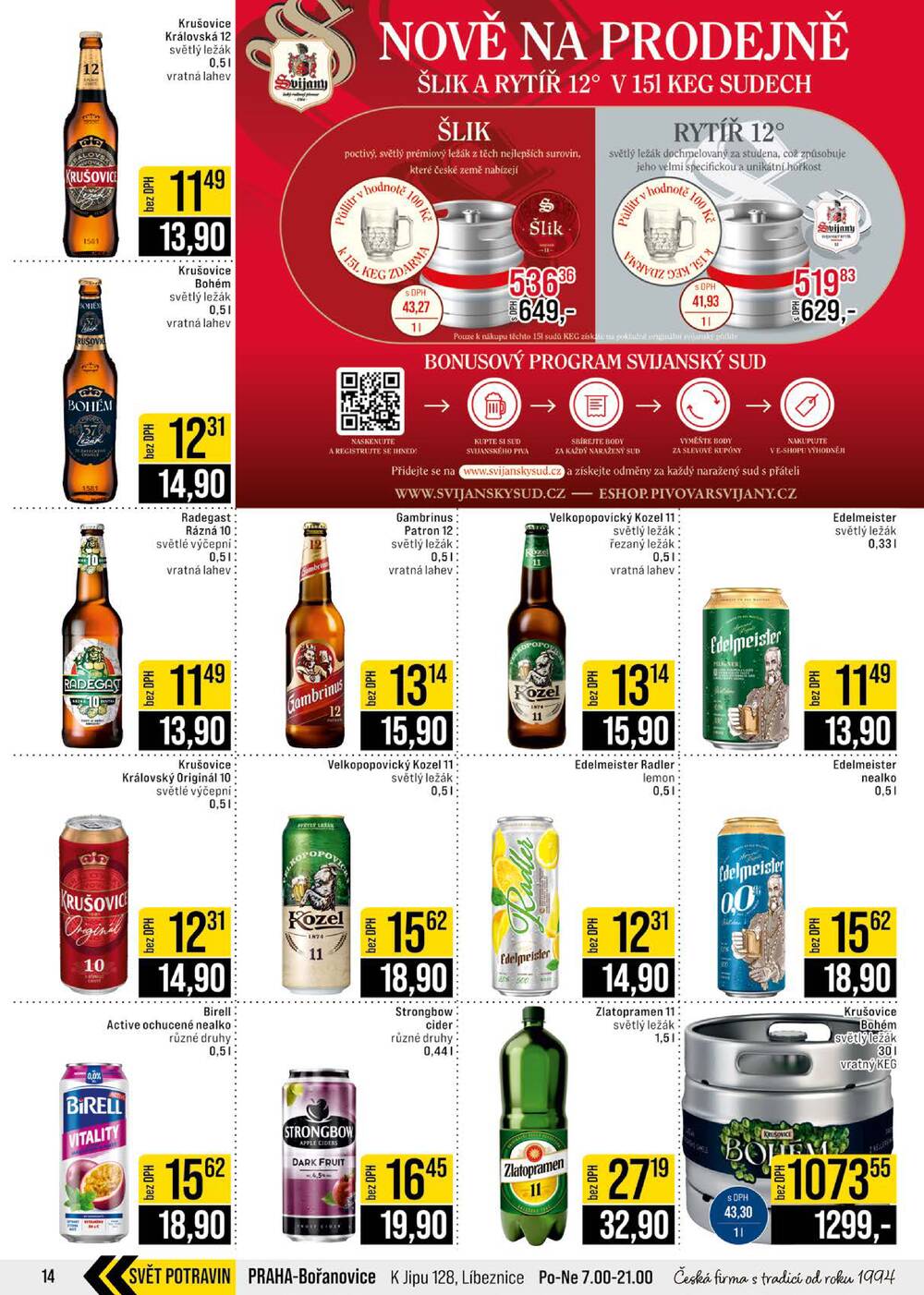 JIP Cash & Carry Brno, Praha, Ostrava, Jilemnice, Pardubice, Ostrava, Karlovy Vary, Olomouc a Zlín od 1.4. do 7.4.2026