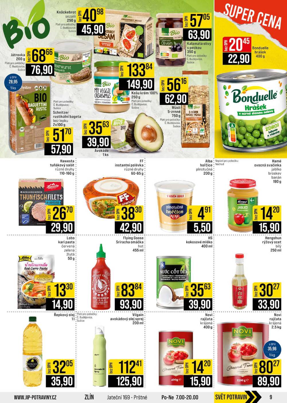 Leták JIP - JIP Cash & Carry České Budějovice, Most, Náchod, Polička, Sušice a Svoboda nad Úpou od 1.4. do 7.4.2026 - strana 9