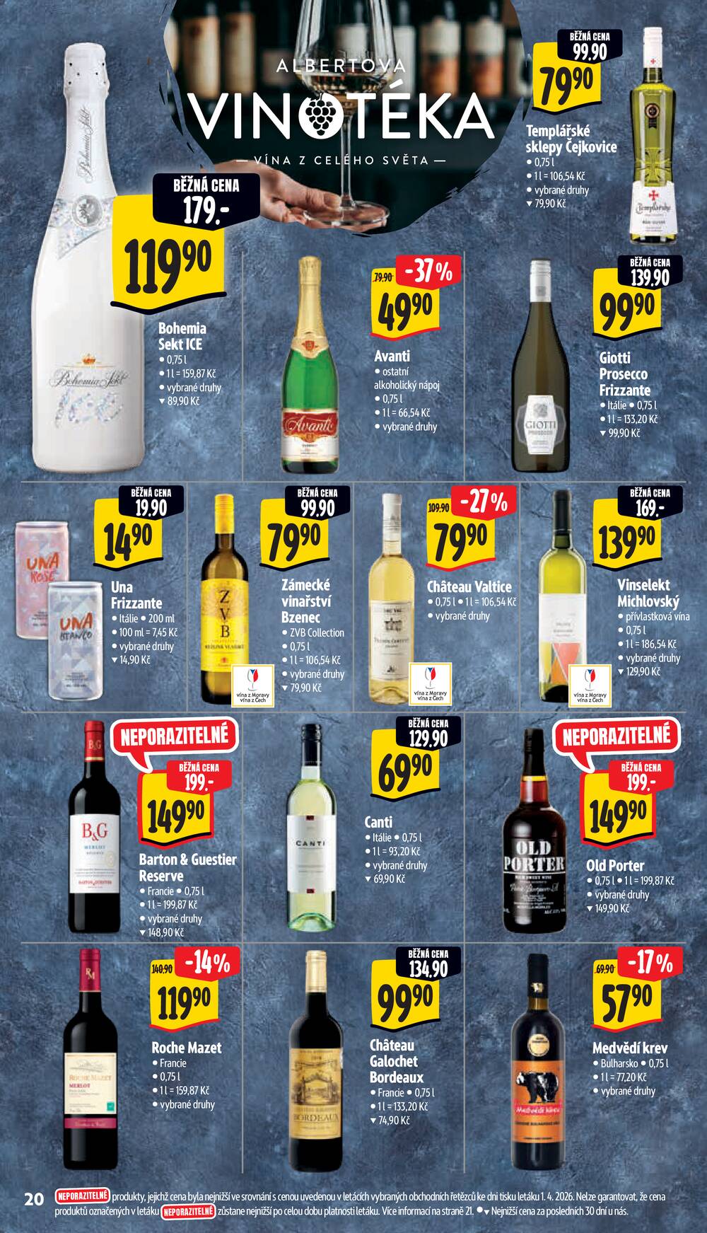 Albert Supermarket od 7.4. do 14.4.2026