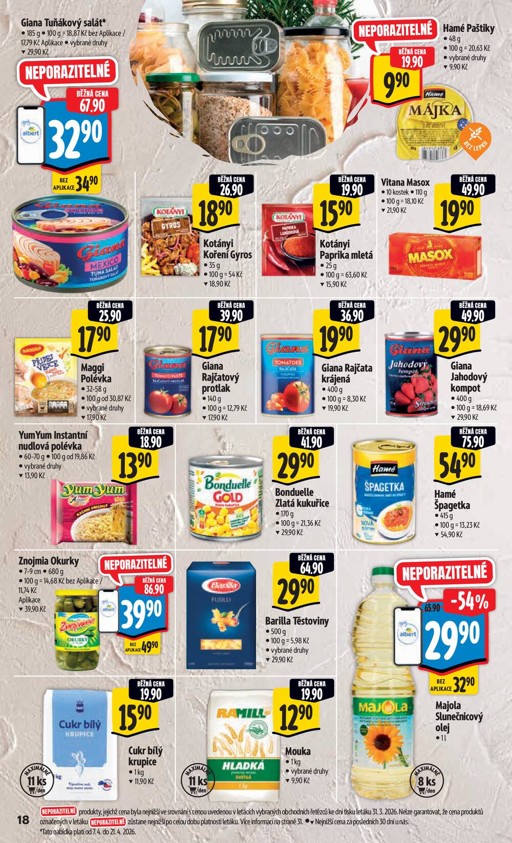 Albert  Hypermarket od 7.4. do 14.4.2026