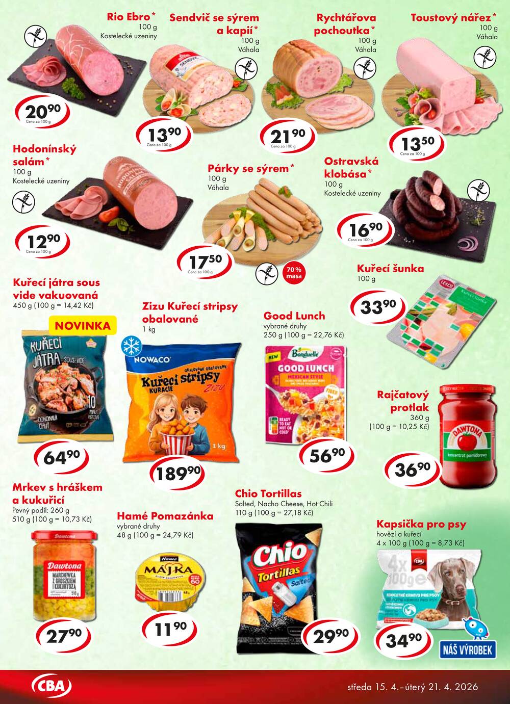 CBA Premium od 15.4. do 21.4.2026