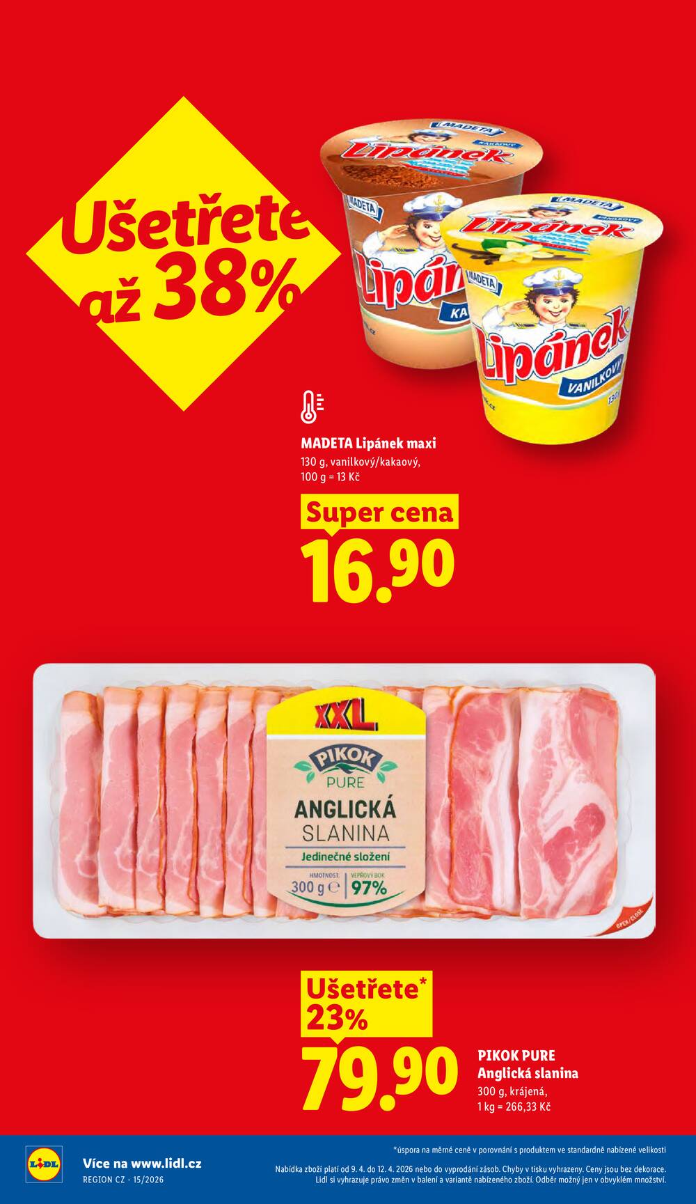 Lidl Čtvrtek od 9.4. do 12.4.2026