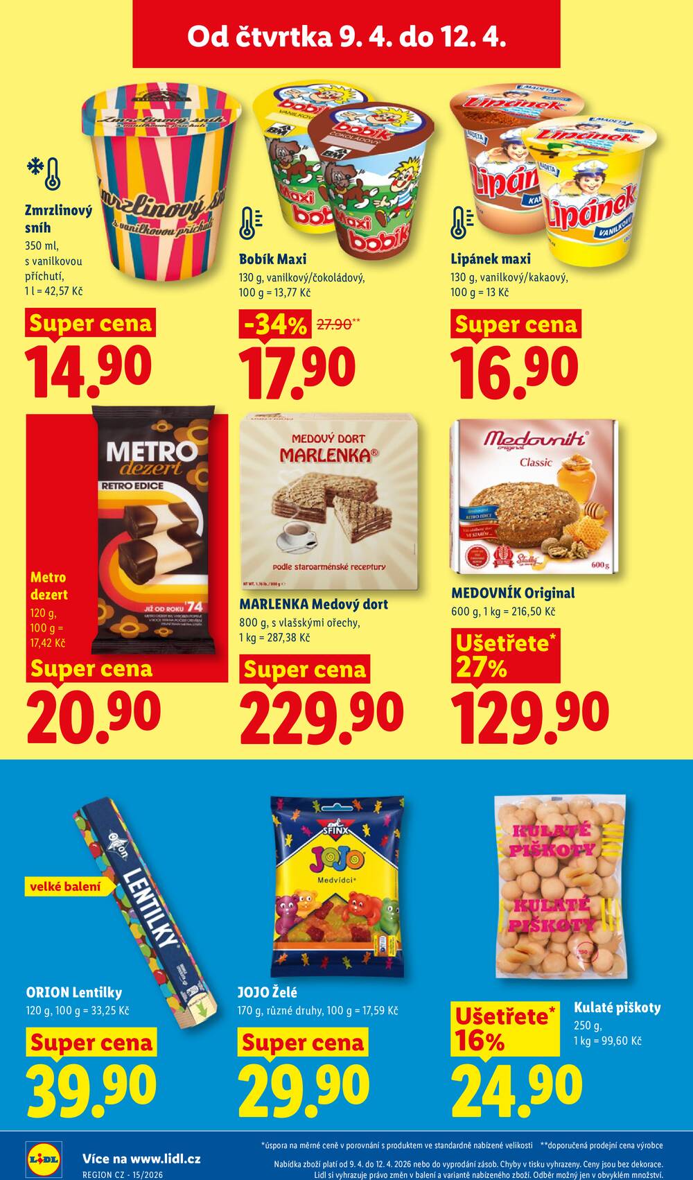 Leták Lidl - Lidl Čtvrtek od 9.4. do 12.4.2026 - strana 14