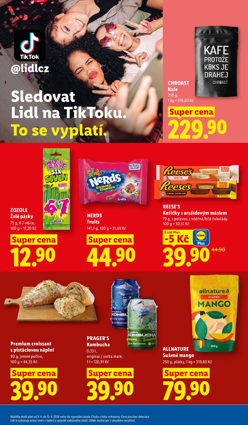 Lidl Čtvrtek od 9.4. do 12.4.2026
