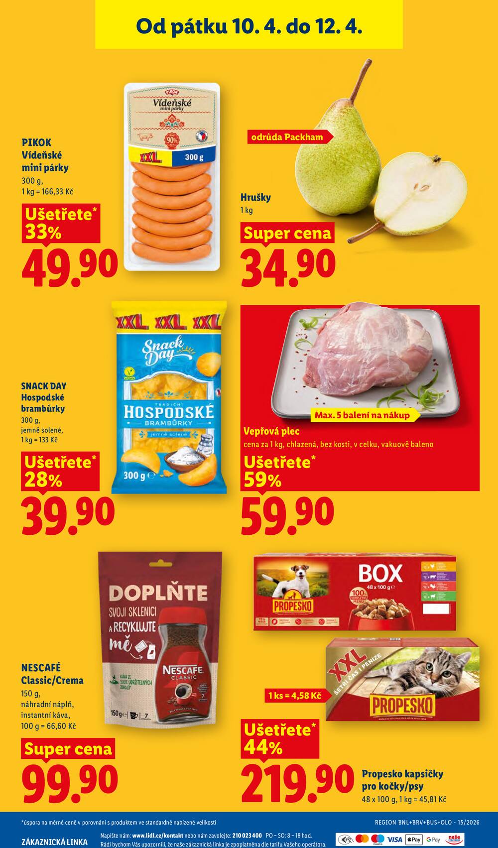 Lidl Čtvrtek od 9.4. do 12.4.2026