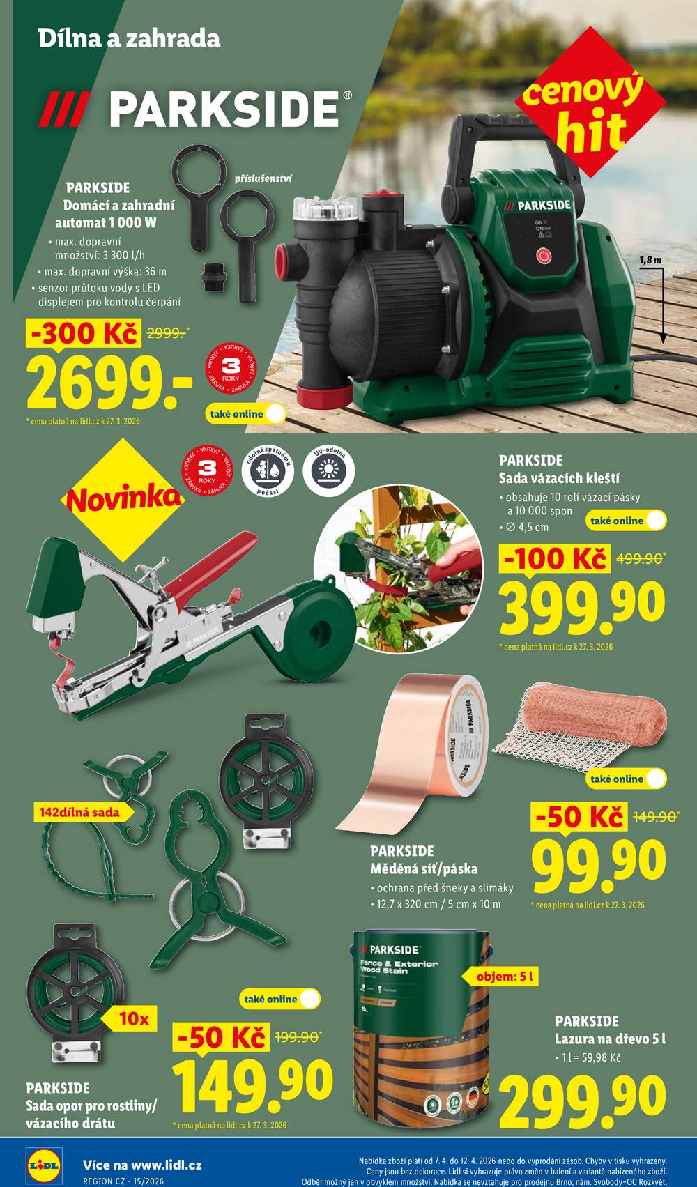 Lidl Spotřební zboží 7.4. - 12.4.