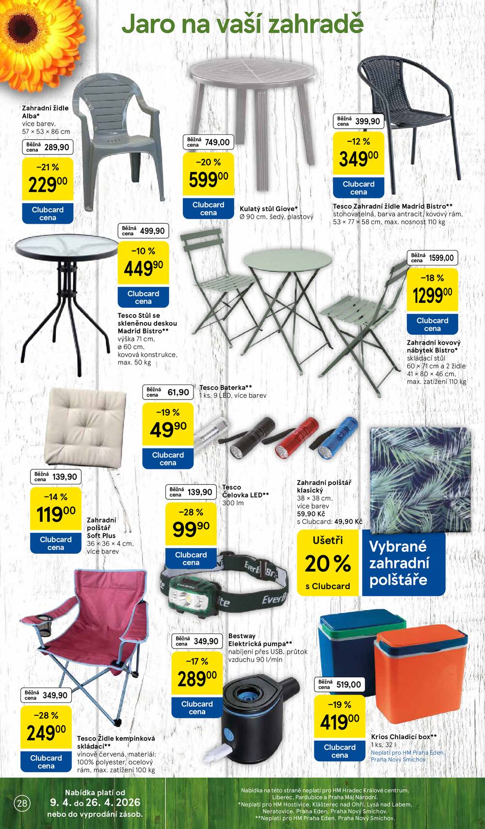 Tesco malé hypermarkety od 7.4. do 14.4.2026