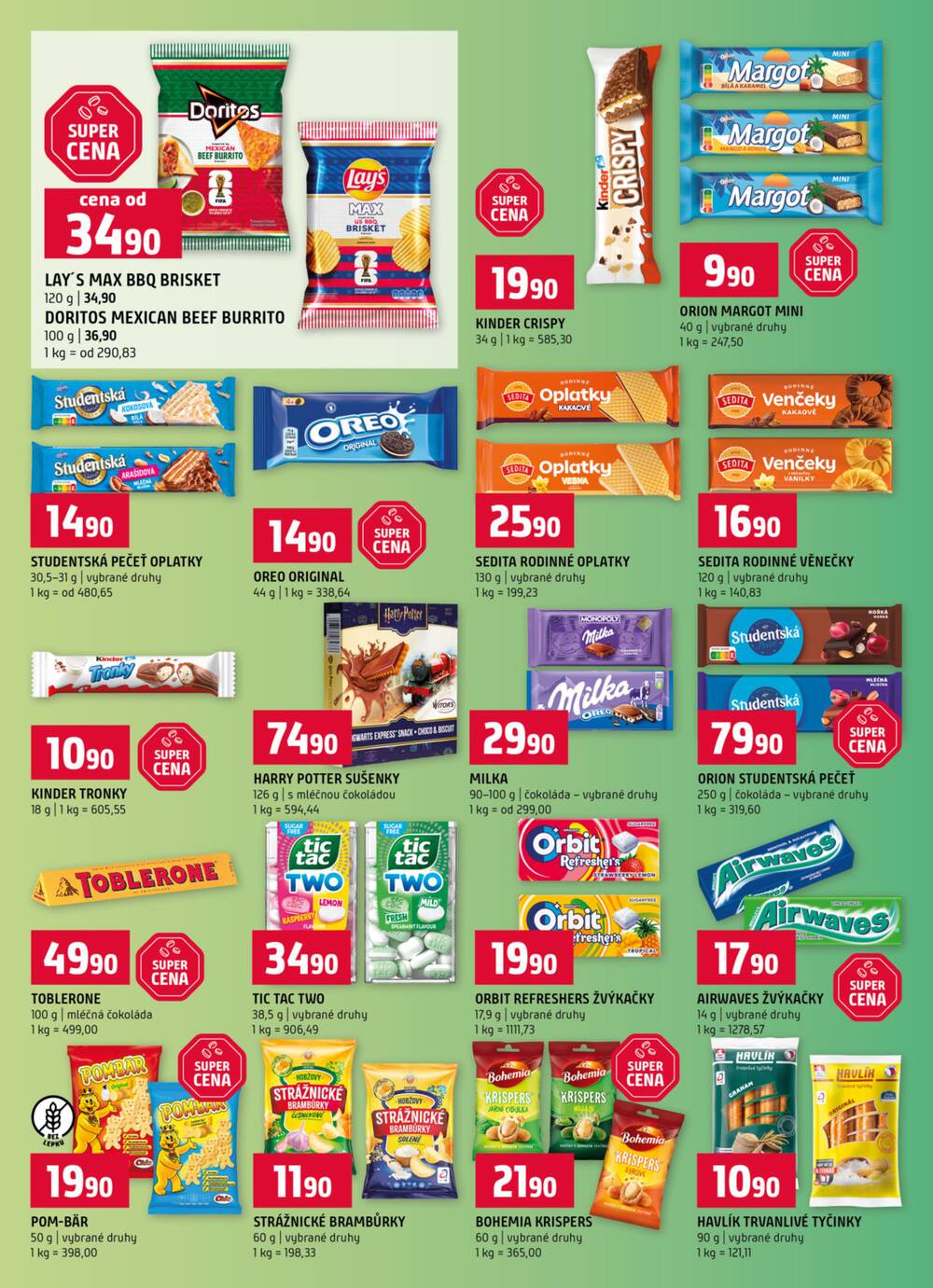 Leták Terno - Terno Třeboň, Týn n. Vlt., Bechyně, Trhové Sviny, Hradec Králové, Zlín, Český Krumlov, Prachatice, Jihlava, Strakonice, Tábor, Borovany od 15.4. do 21.4.2026 - strana 8