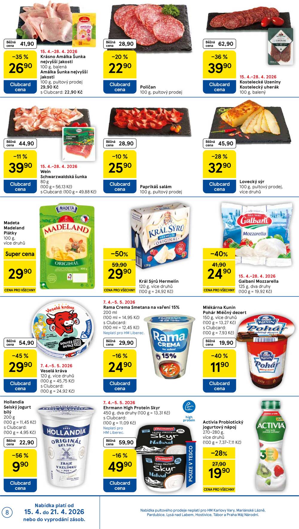 Tesco malé hypermarkety od 15.4. do 21.4.2026