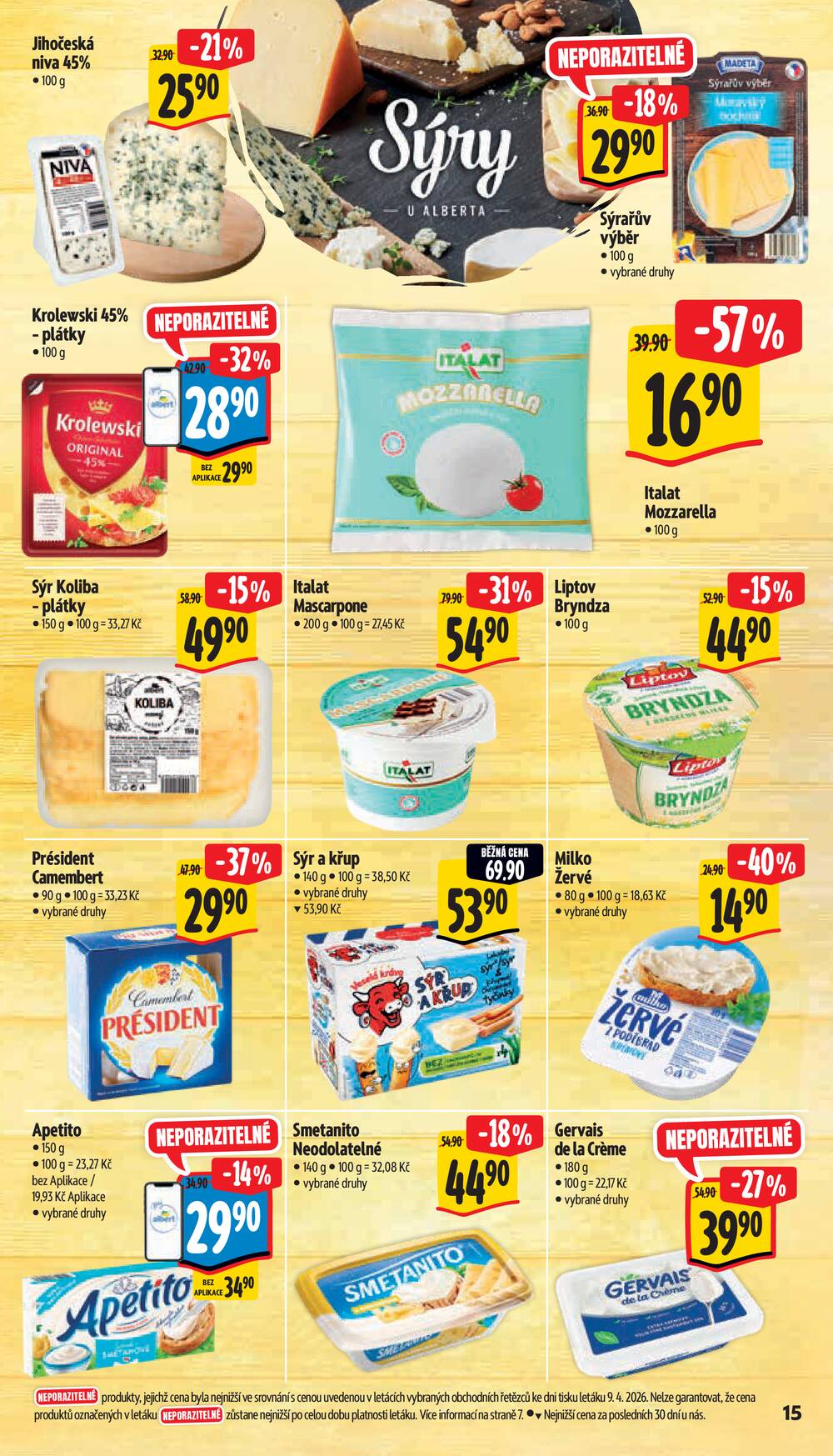 Albert Supermarket Jihomoravský od 15.4. do 21.4.2026