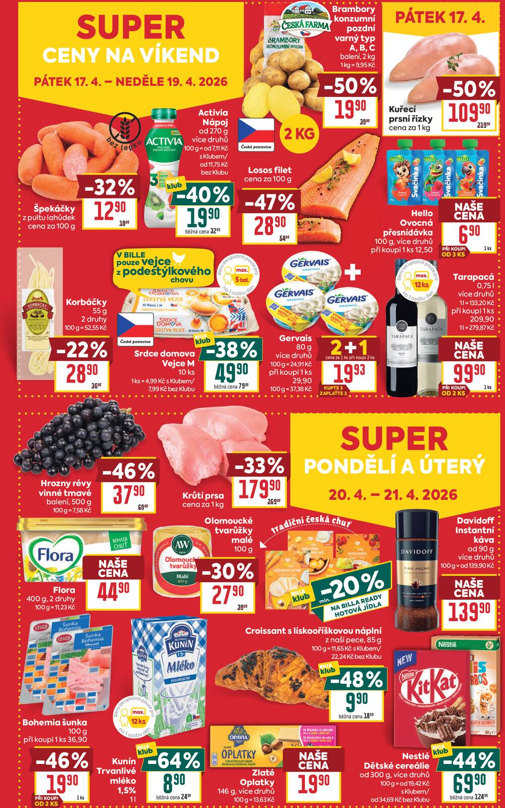 Leták BILLA - BILLA malý leták od 15.4. do 21.4.2026 - strana 4 Leták BILLA - BILLA malý leták od 15.4. do 21.4.2026 - strana 4