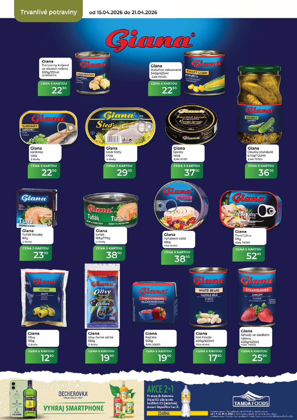 Leták Tamda Foods - Tamda Foods od 15.4. do 21.4.2026 - strana 40