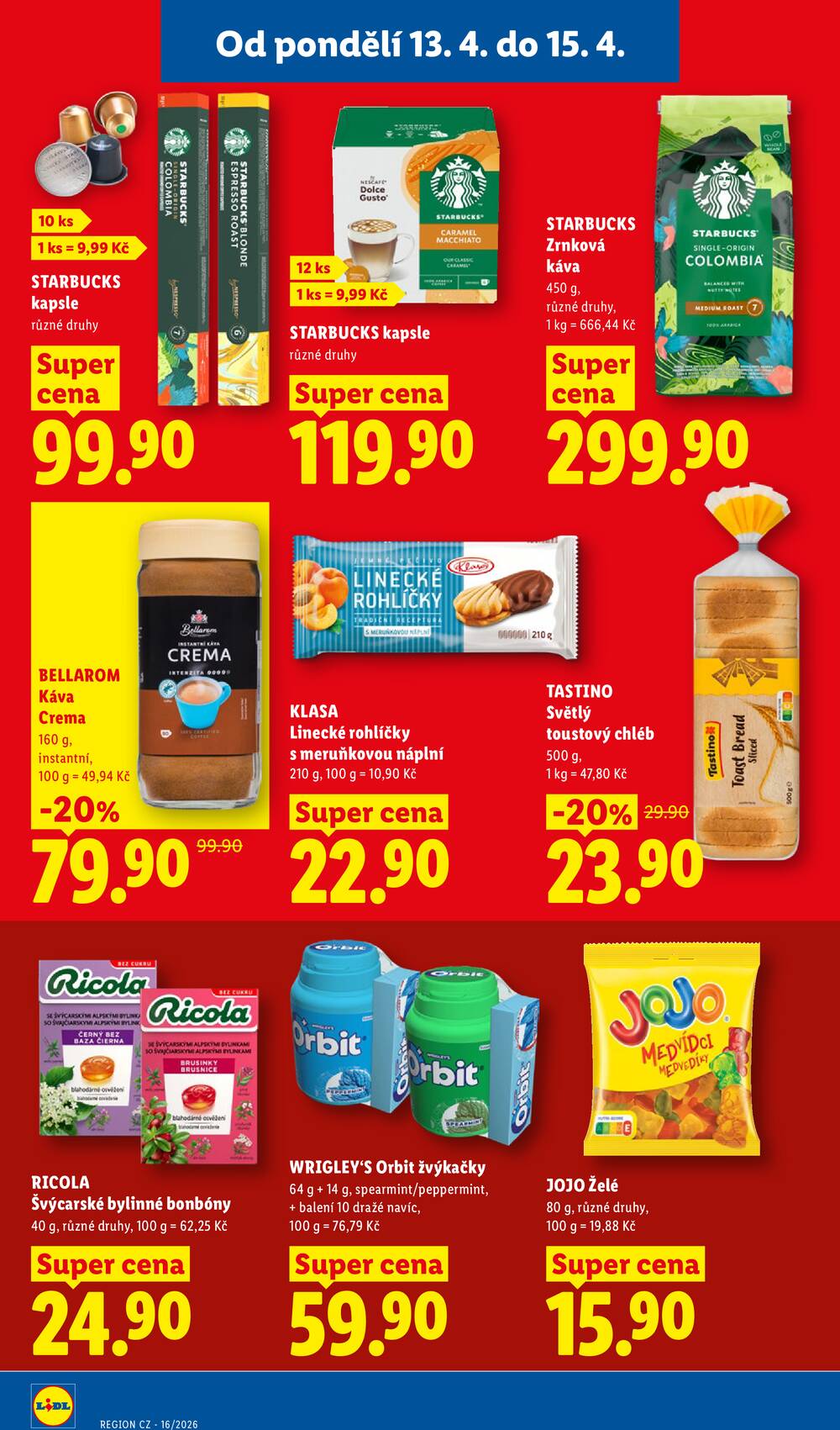 Lidl od 13.4. do 15.4.2026