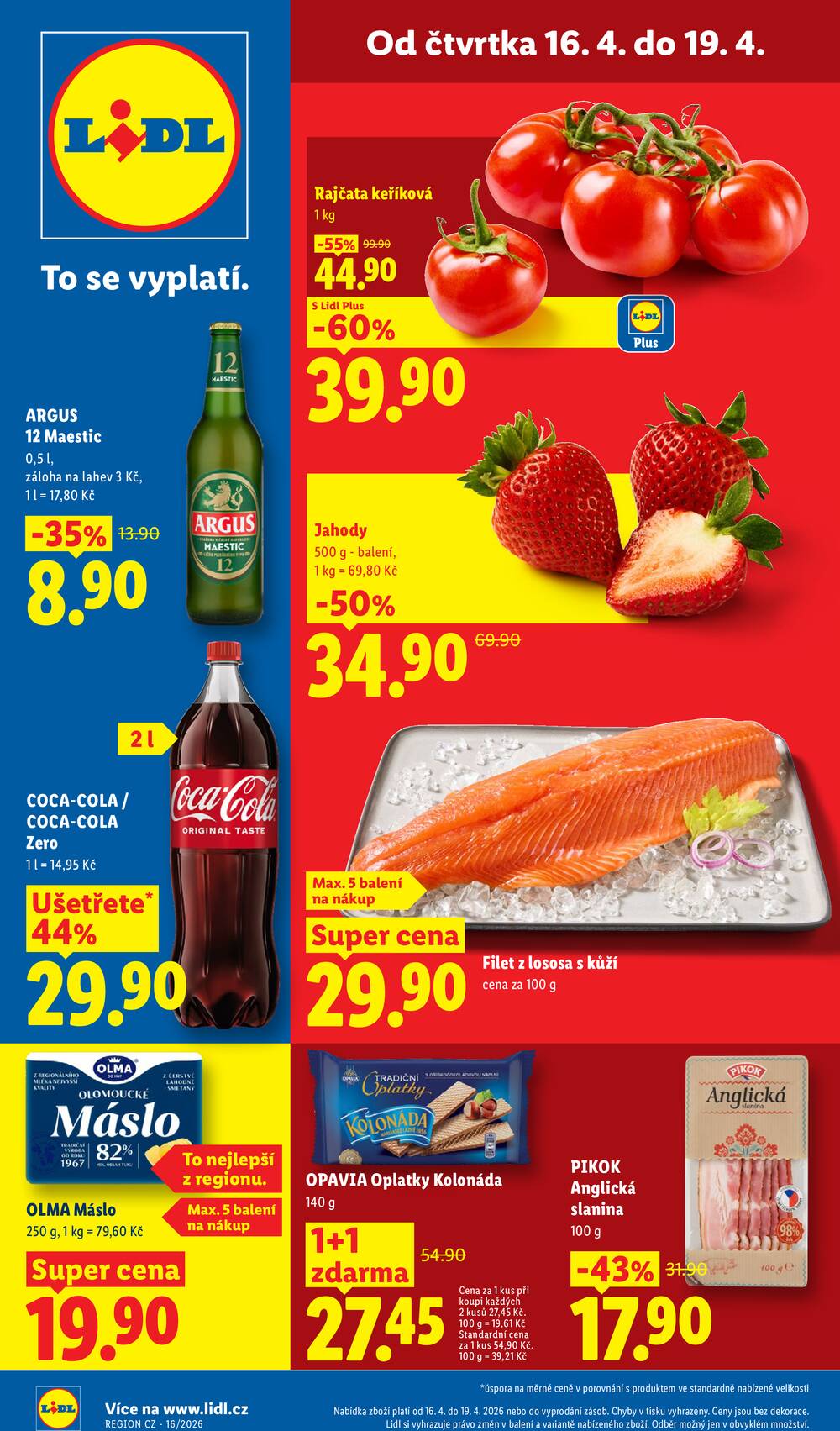 Lidl Čtvrtek od 16.4. do 19.4.2026
