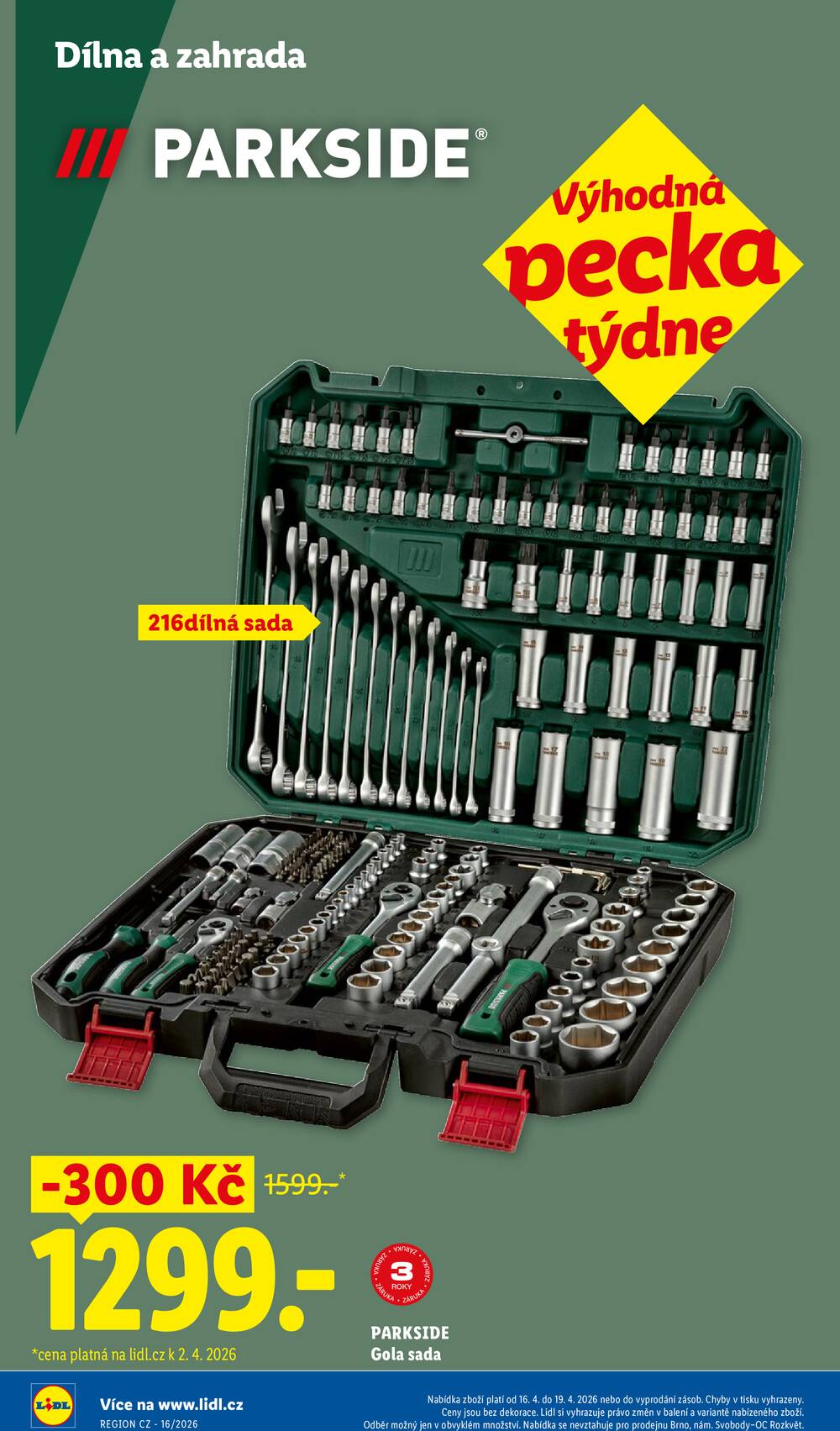 Lidl Čtvrtek od 16.4. do 19.4.2026