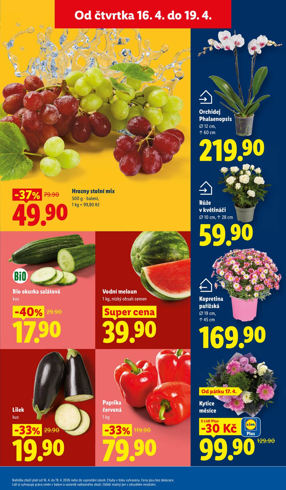 Lidl Čtvrtek od 16.4. do 19.4.2026