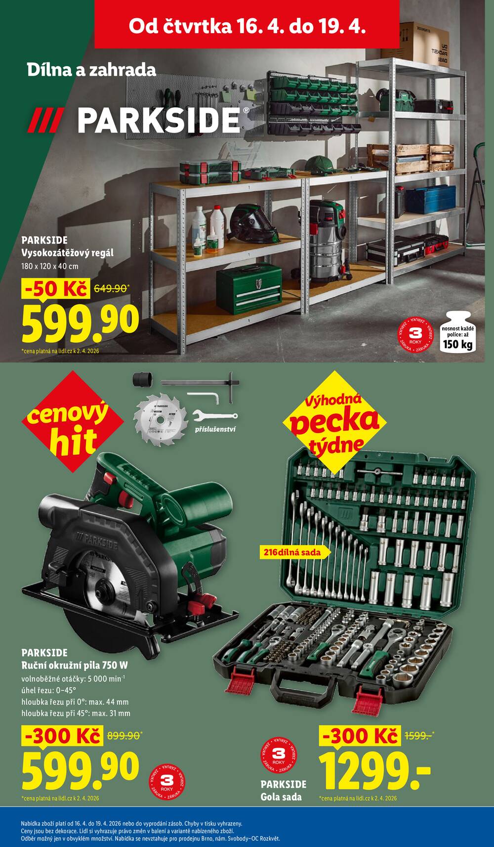 Lidl Čtvrtek od 16.4. do 19.4.2026