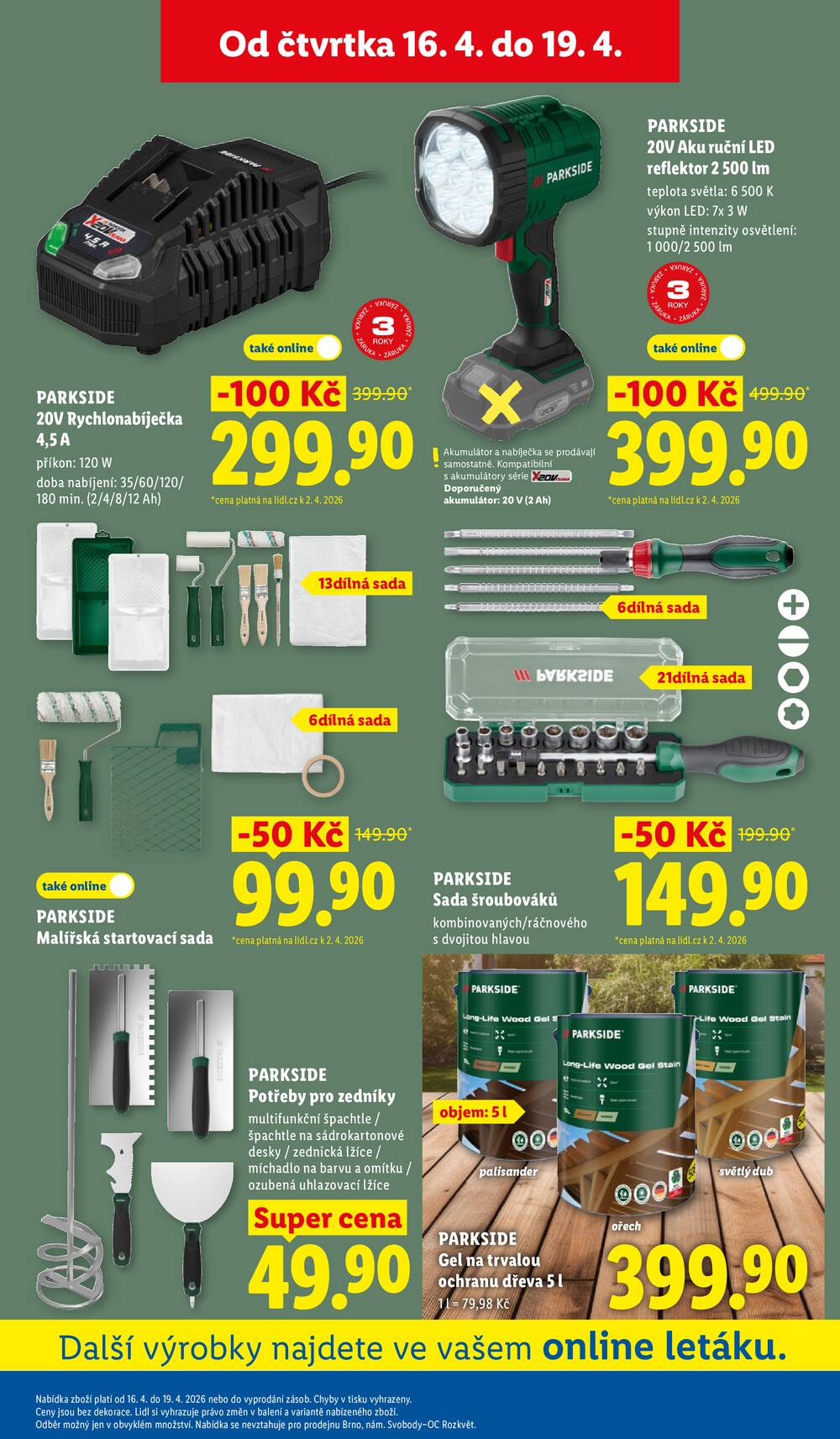 Lidl Čtvrtek od 16.4. do 19.4.2026