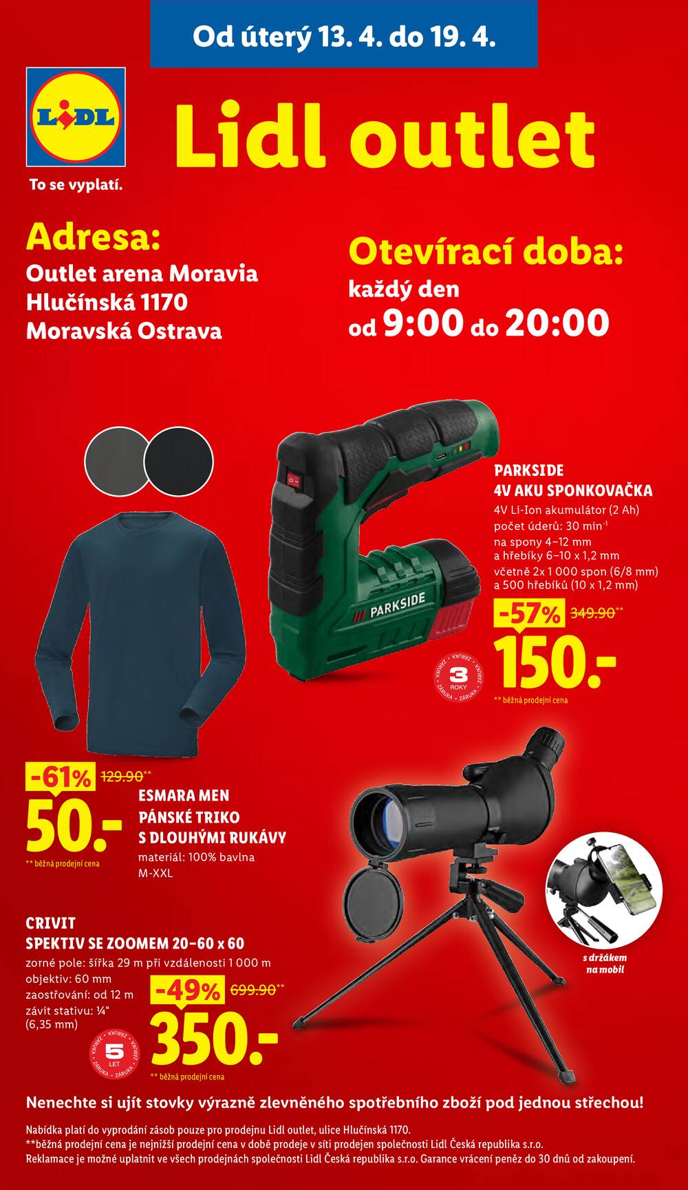 Lidl Čtvrtek od 16.4. do 19.4.2026