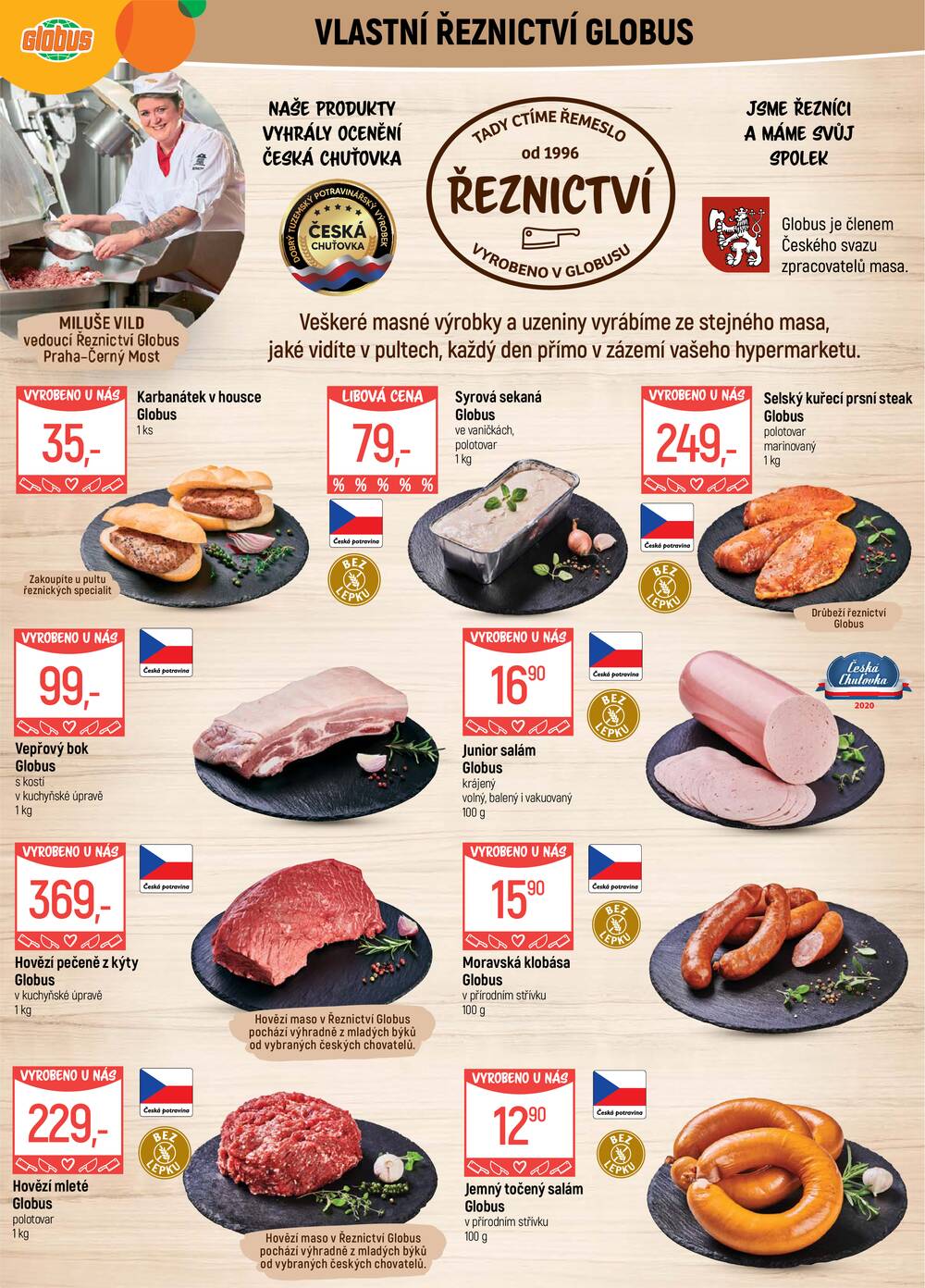 Leták Globus - Akční leták Globus 15.4. - 21.4.2026 - Globus Praha - Centrum Černý Most - strana 5