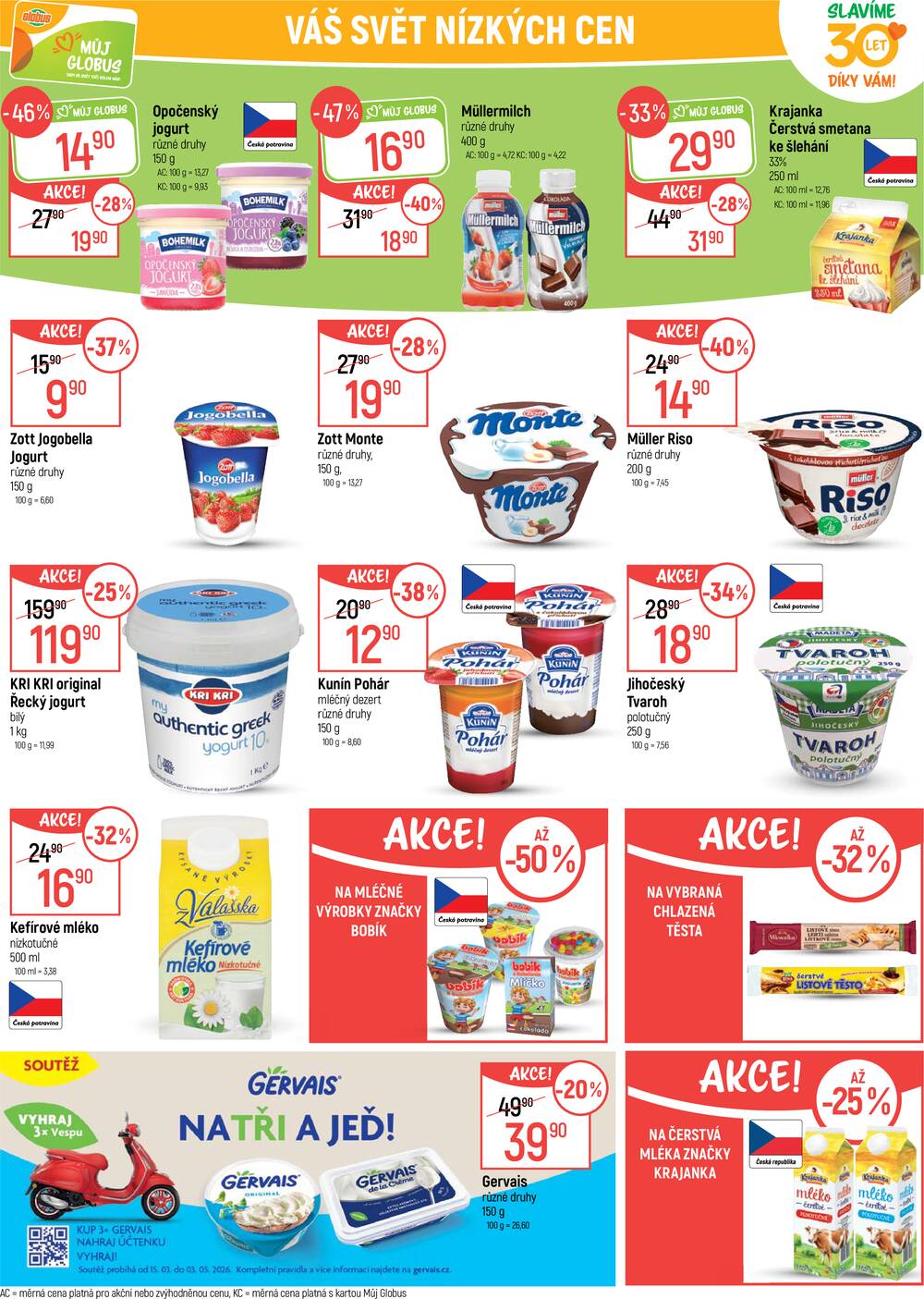 Leták Globus - Akční leták Globus 15.4. - 21.4.2026 - Globus Praha - Centrum Černý Most - strana 15
