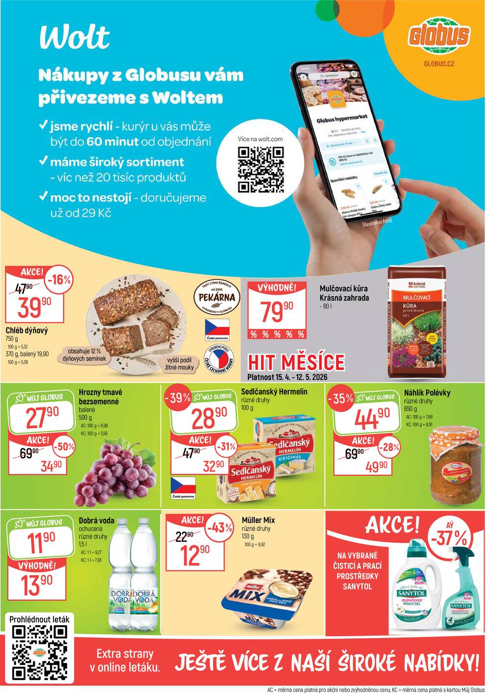 Leták Globus - Akční leták Globus 15.4. - 21.4.2026 - Globus Chomutov - strana 2 Leták Globus - Akční leták Globus 15.4. - 21.4.2026 - Globus Chomutov - strana 2