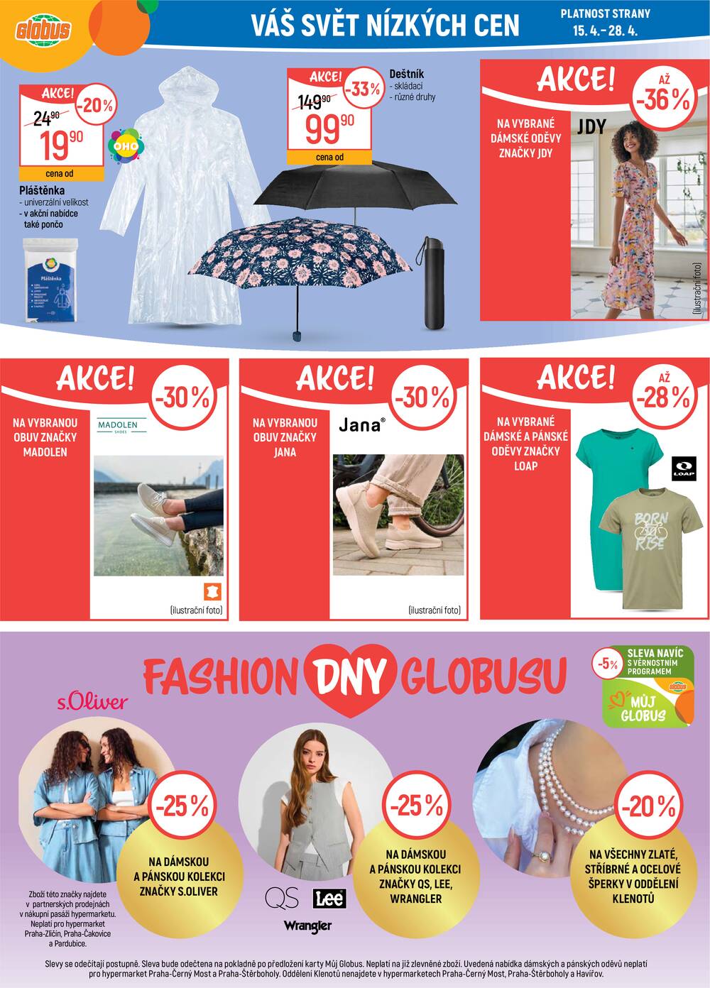 Akční leták Globus 15.4. - 21.4.2026 - Globus Liberec