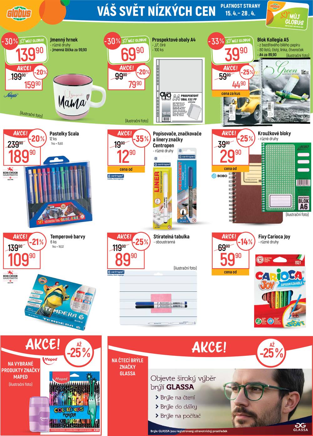 Akční leták Globus 15.4. - 21.4.2026 - Globus Liberec
