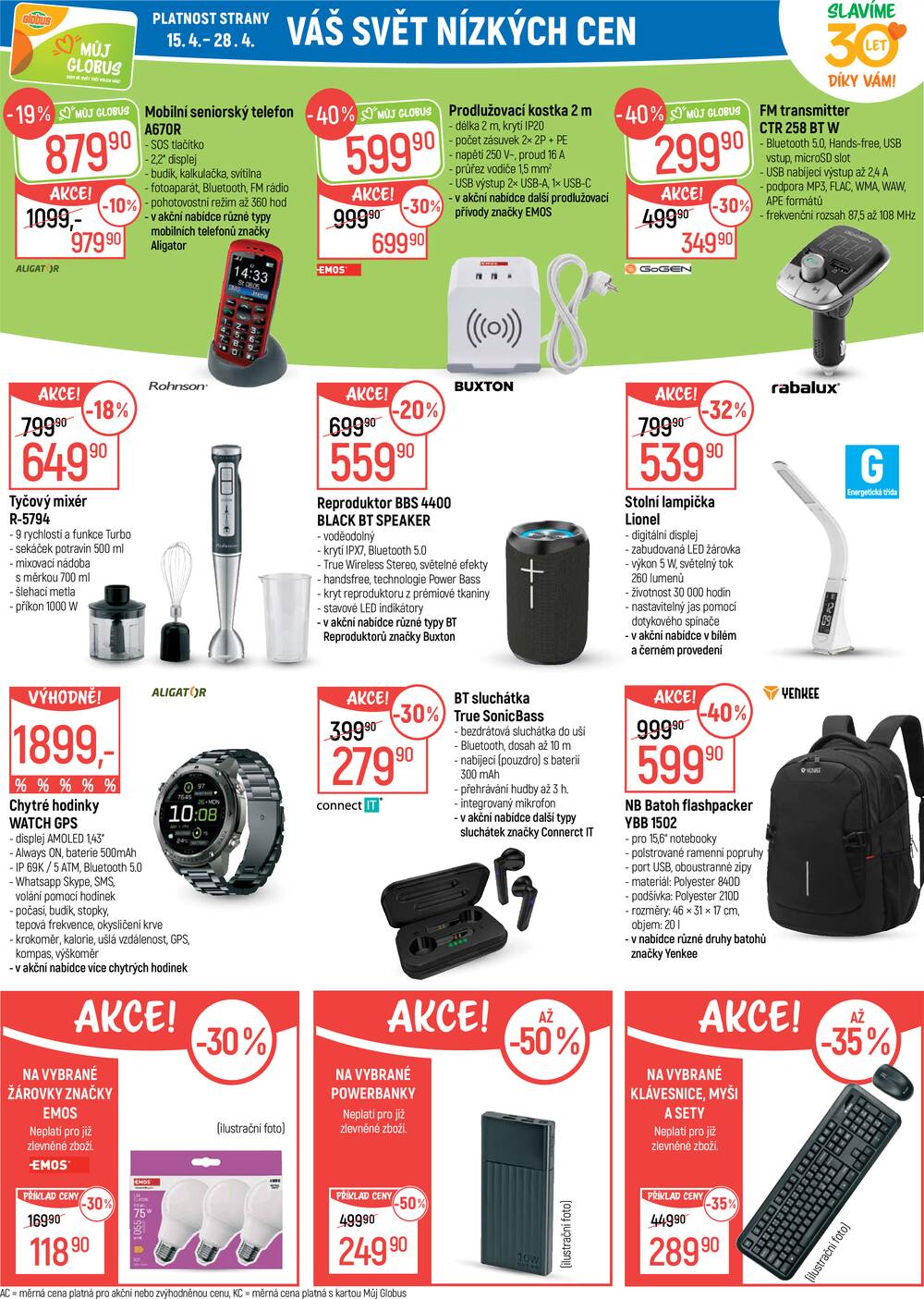 Leták Globus - Akční leták Globus 15.4. - 21.4.2026 - Globus Olomouc - strana 25