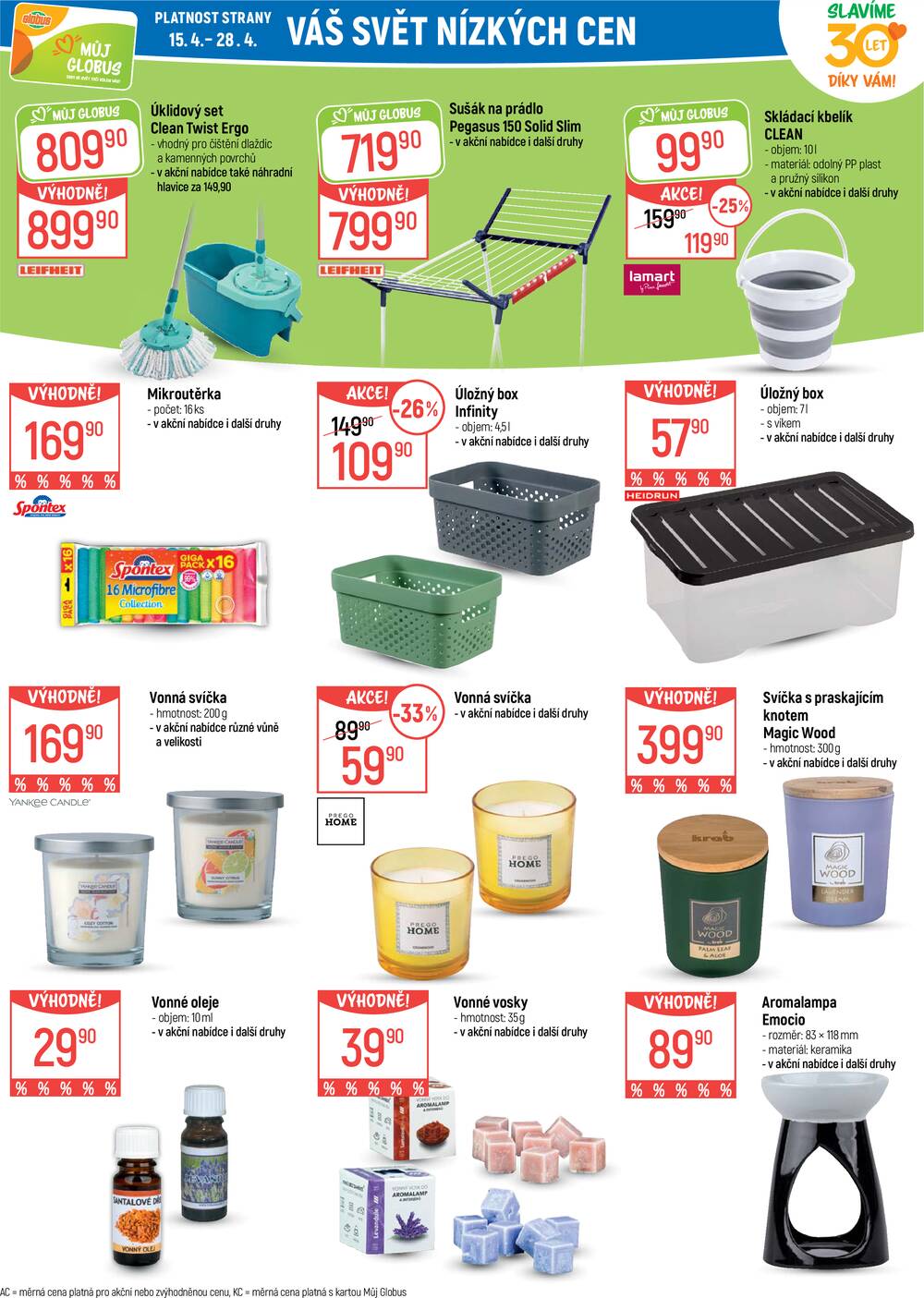 Akční leták Globus 15.4. - 21.4.2026 - Globus Ostrava