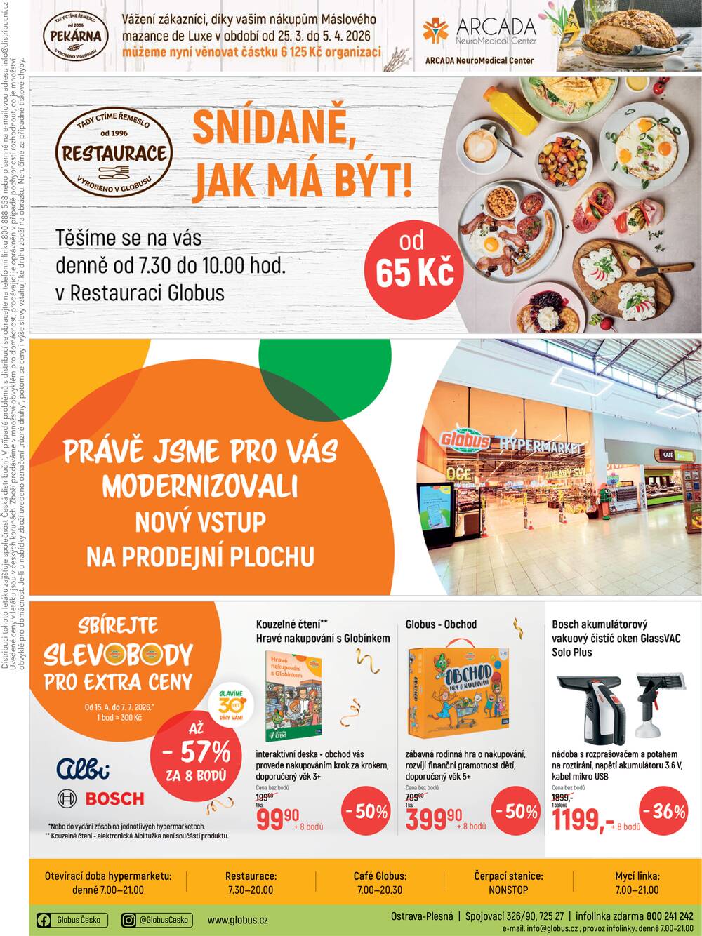 Akční leták Globus 15.4. - 21.4.2026 - Globus Ostrava
