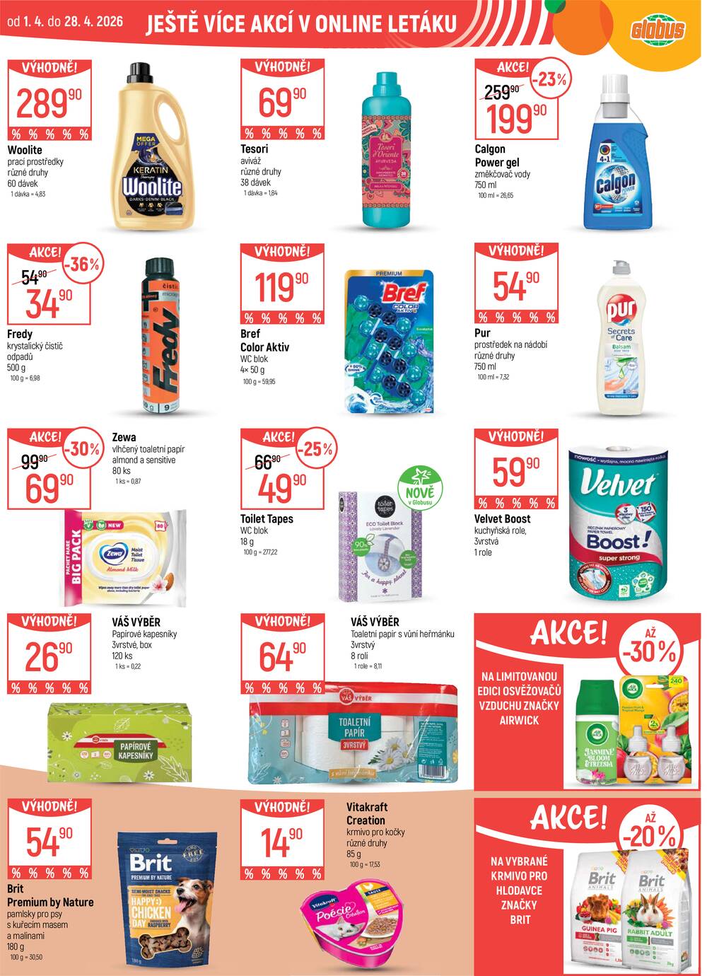 Akční leták Globus 15.4. - 21.4.2026 - Globus Ostrava