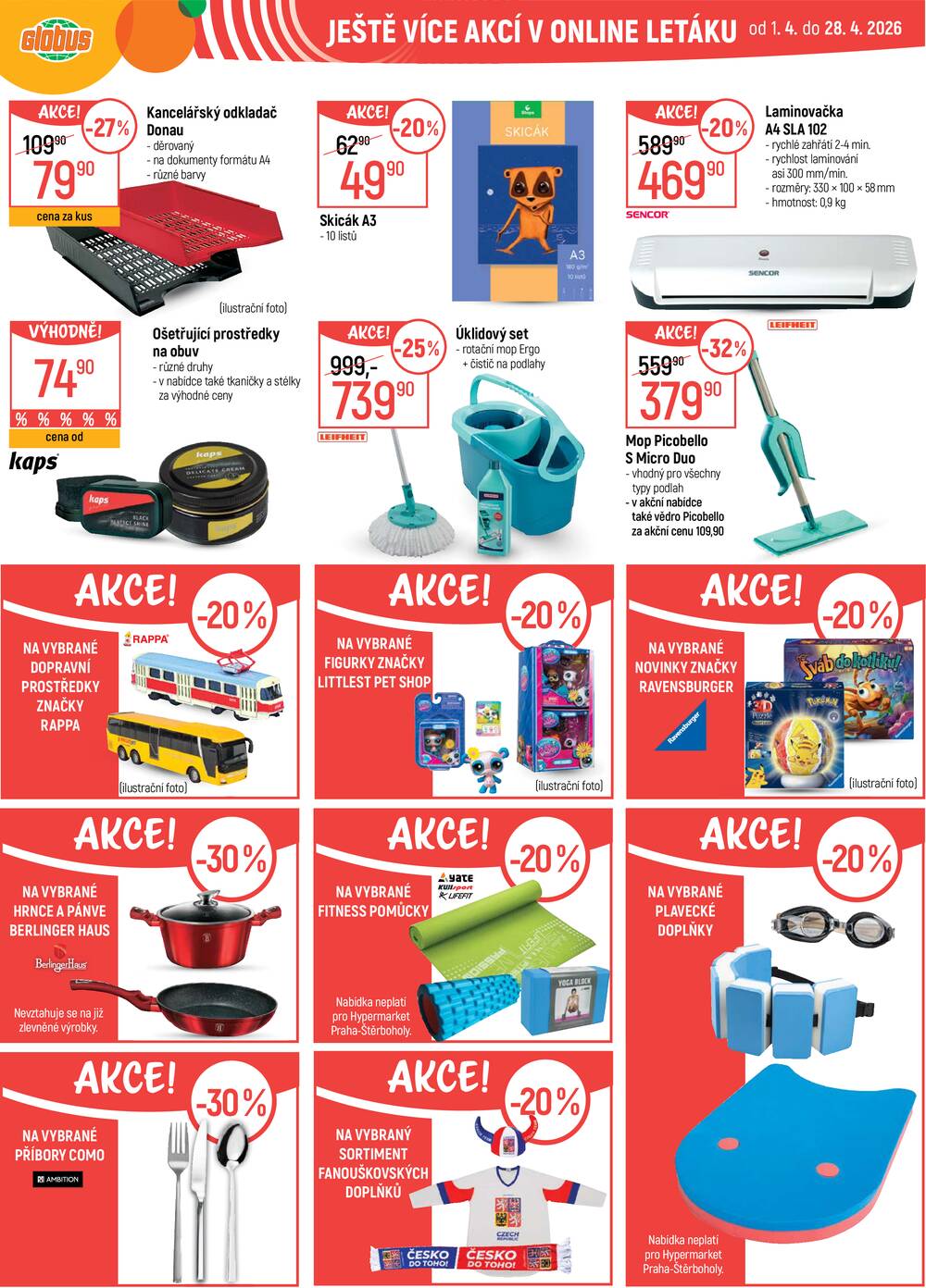 Akční leták Globus 15.4. - 21.4.2026 - Globus Ostrava