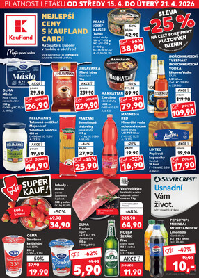 Leták Kaufland 15.4. - 21.4. - Kaufland - Chrudim