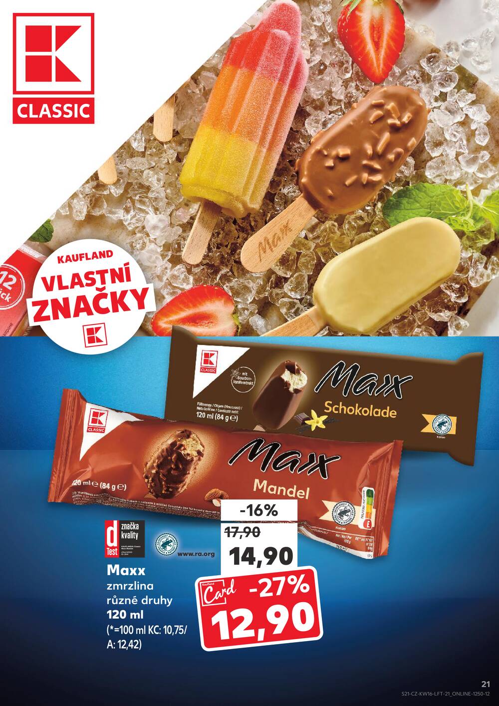 Leták Kaufland - Kaufland 15.4. - 21.4. - Kaufland - Klatovy - strana 21