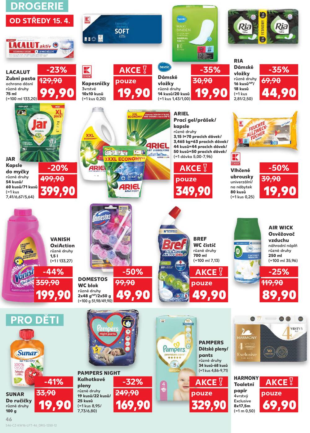Kaufland 15.4. - 21.4. - Kaufland - Most