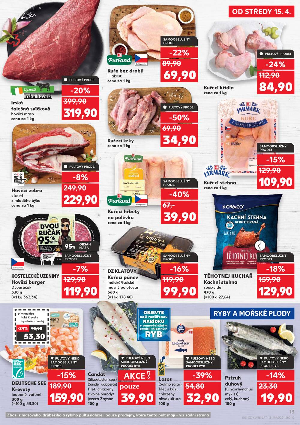 Kaufland 15.4. - 21.4. - Kaufland Poděbrady - U Garáží