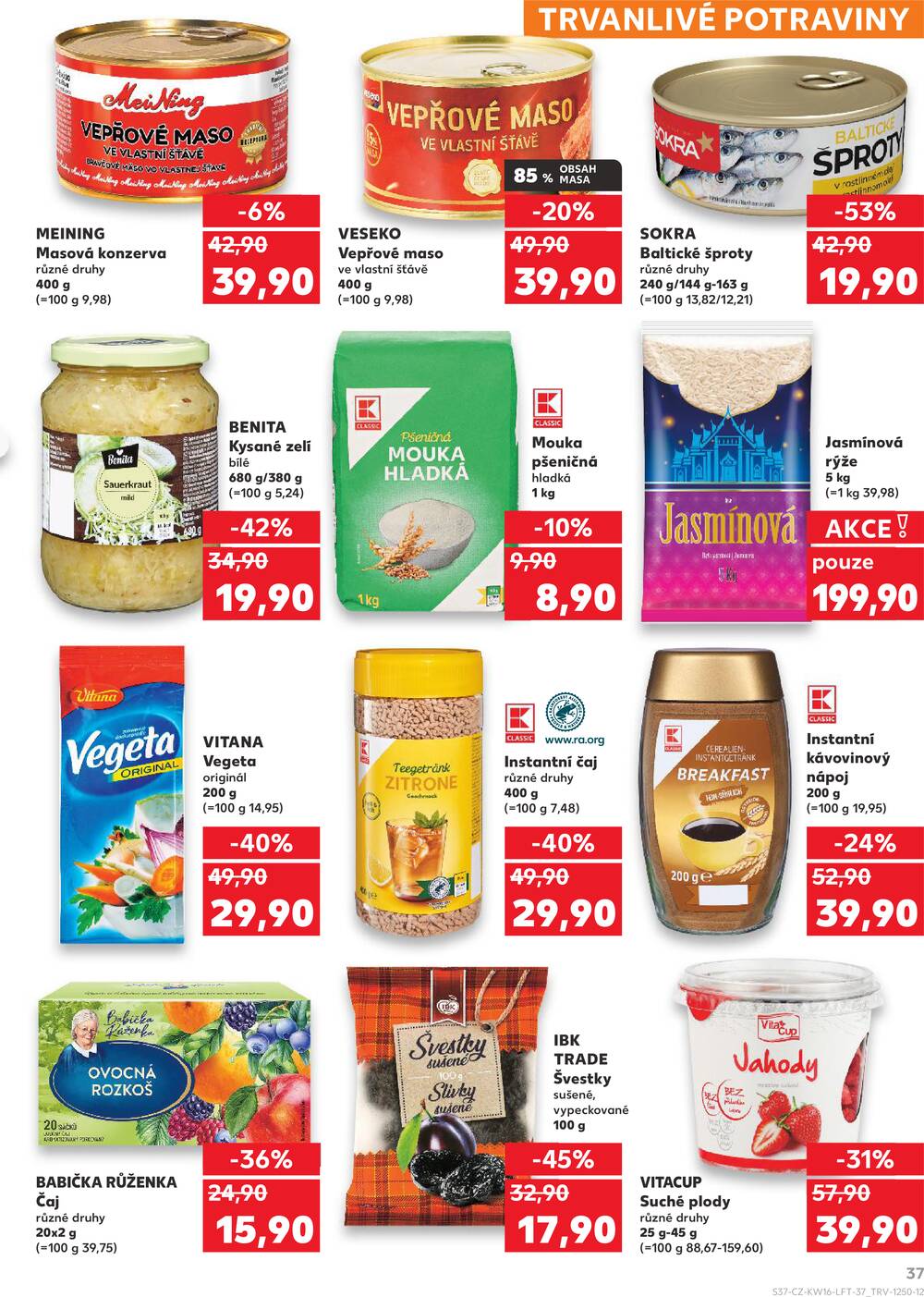Leták Kaufland - Kaufland 15.4. - 21.4. - Kaufland - Dvůr Králové - strana 37