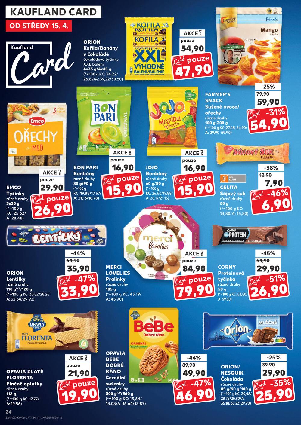 Leták Kaufland - Kaufland 15.4. - 21.4. - Kaufland - Havlíčkův Brod - strana 24