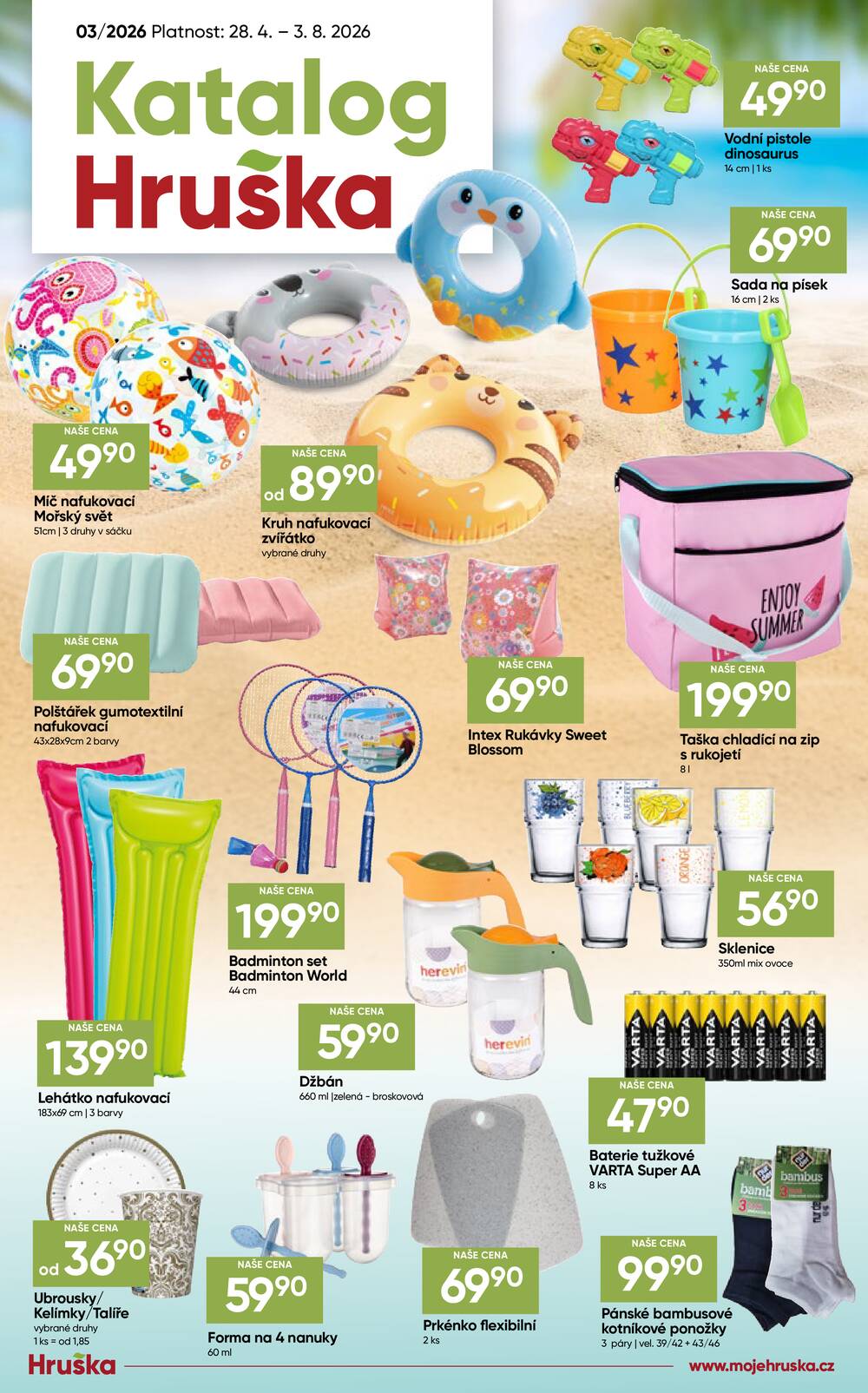 Leták Hruška - Hruška katalog od 28.4. do 3.8.2026 - strana 1