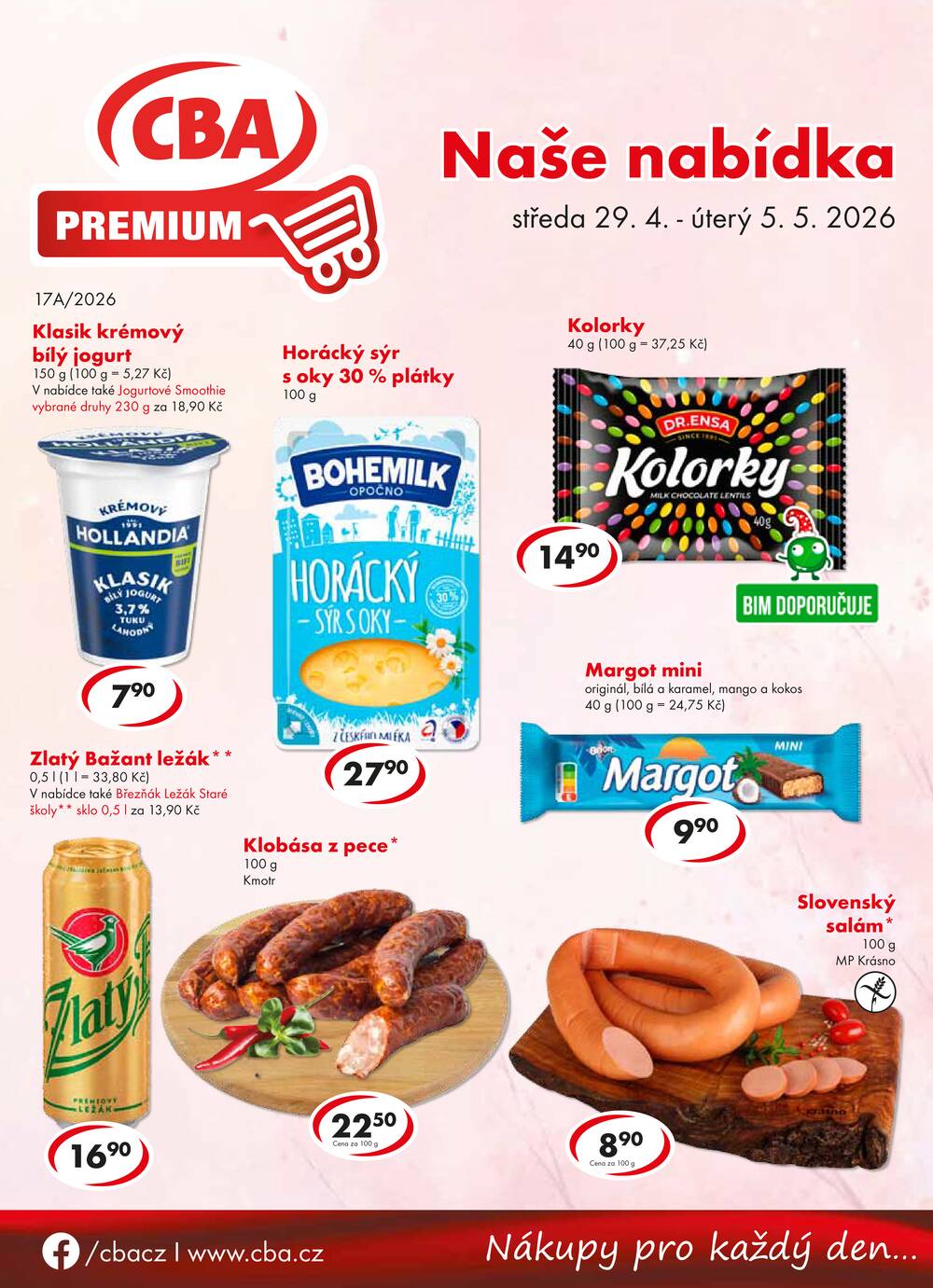 Leták CBA - CBA Premium od 29.4. do 5.5.2026 - strana 1