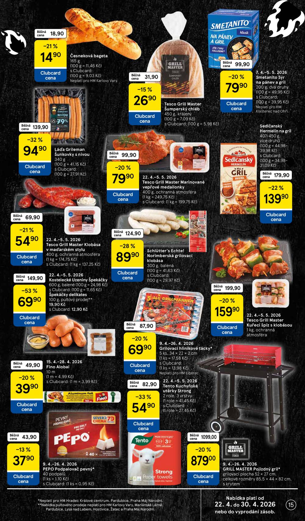 Tesco malé hypermarkety od 22.4. do 28.4.2026