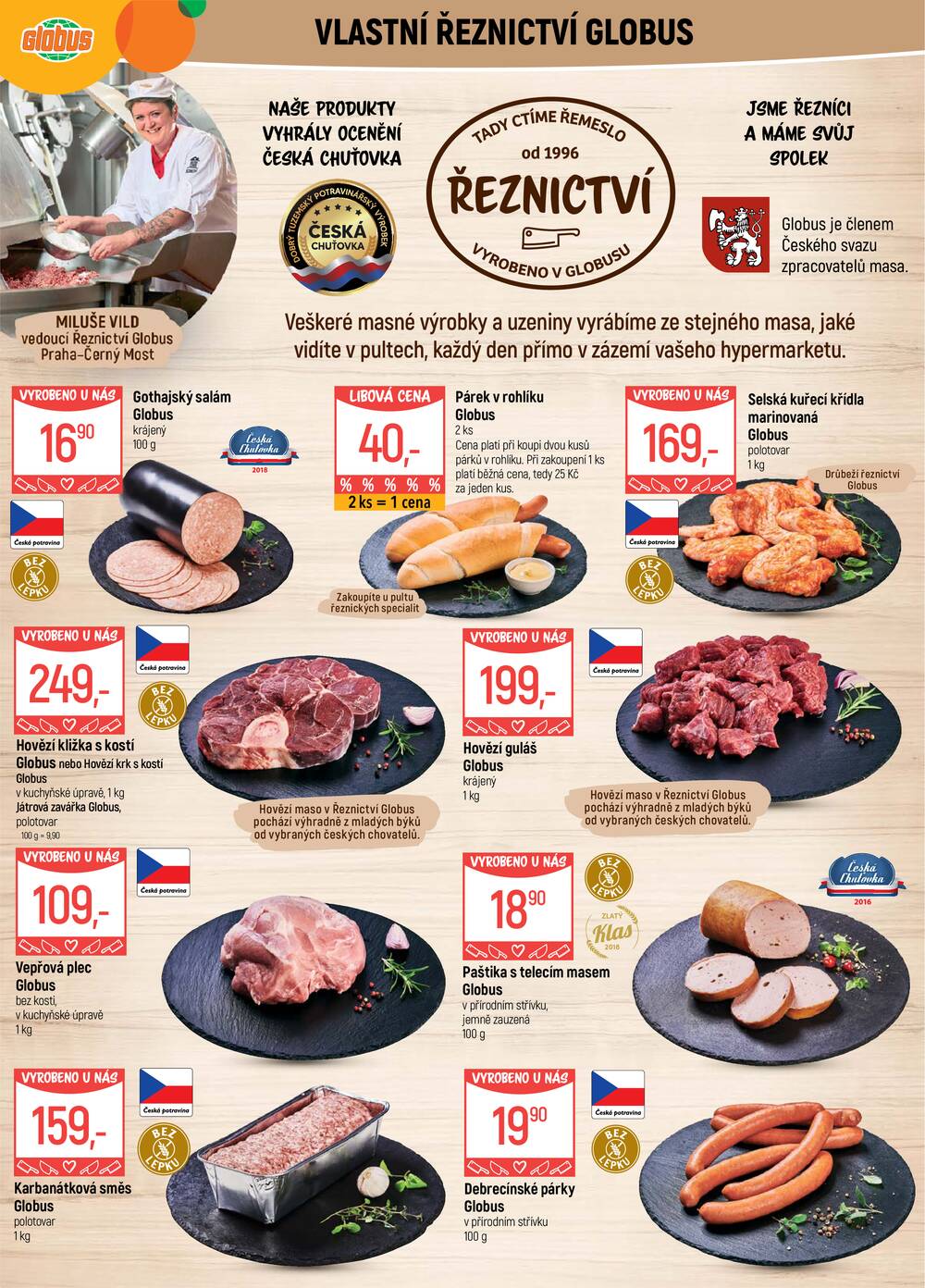 Akční leták Globus 22.4. - 28.4.2026 - Globus Praha - Centrum Černý Most