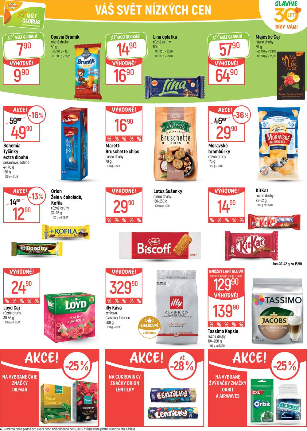 Akční leták Globus 22.4. - 28.4.2026 - Globus Praha - Centrum Černý Most