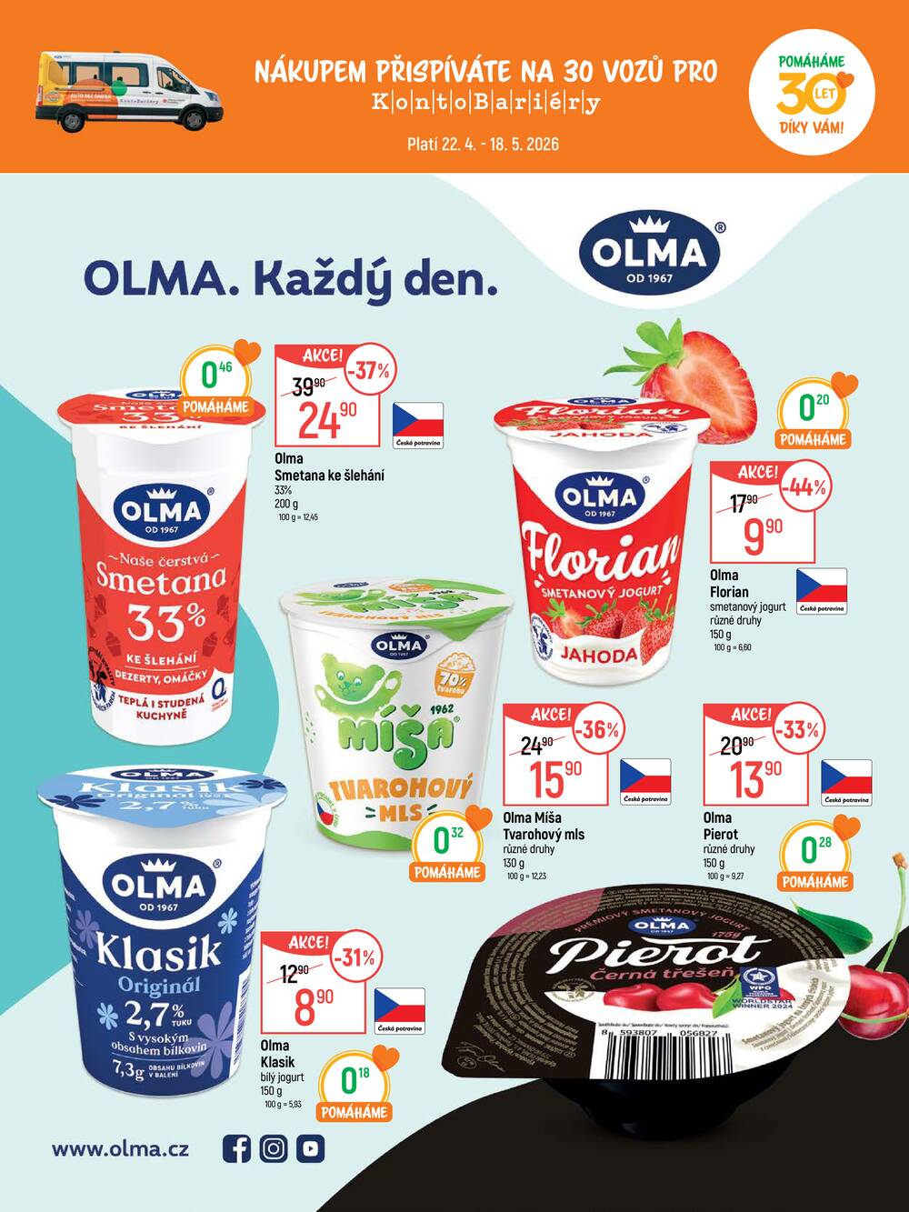 Akční leták Globus 22.4. - 18.5.2026 - Globus Praha - Zličín